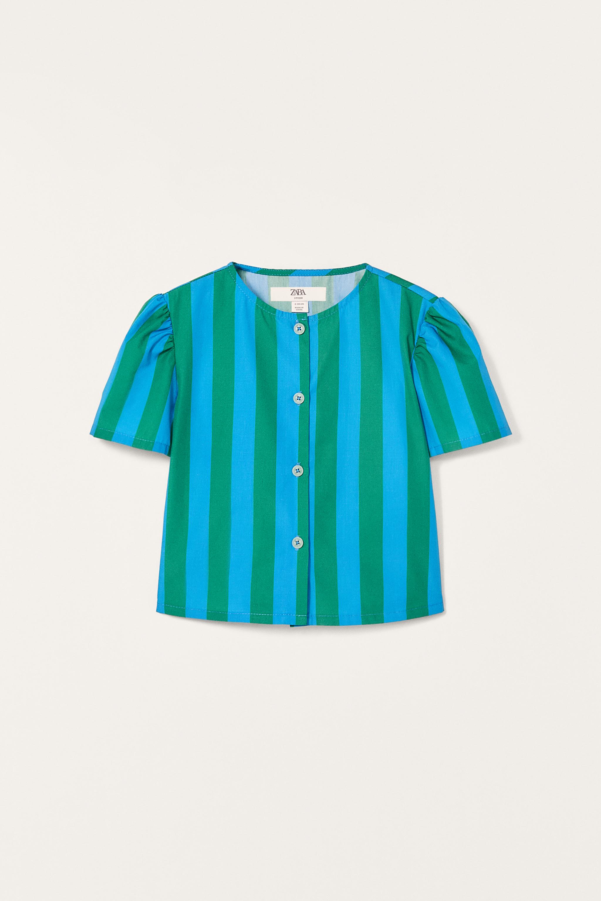 LIMITED EDITION STRIPED SCARF SHIRT