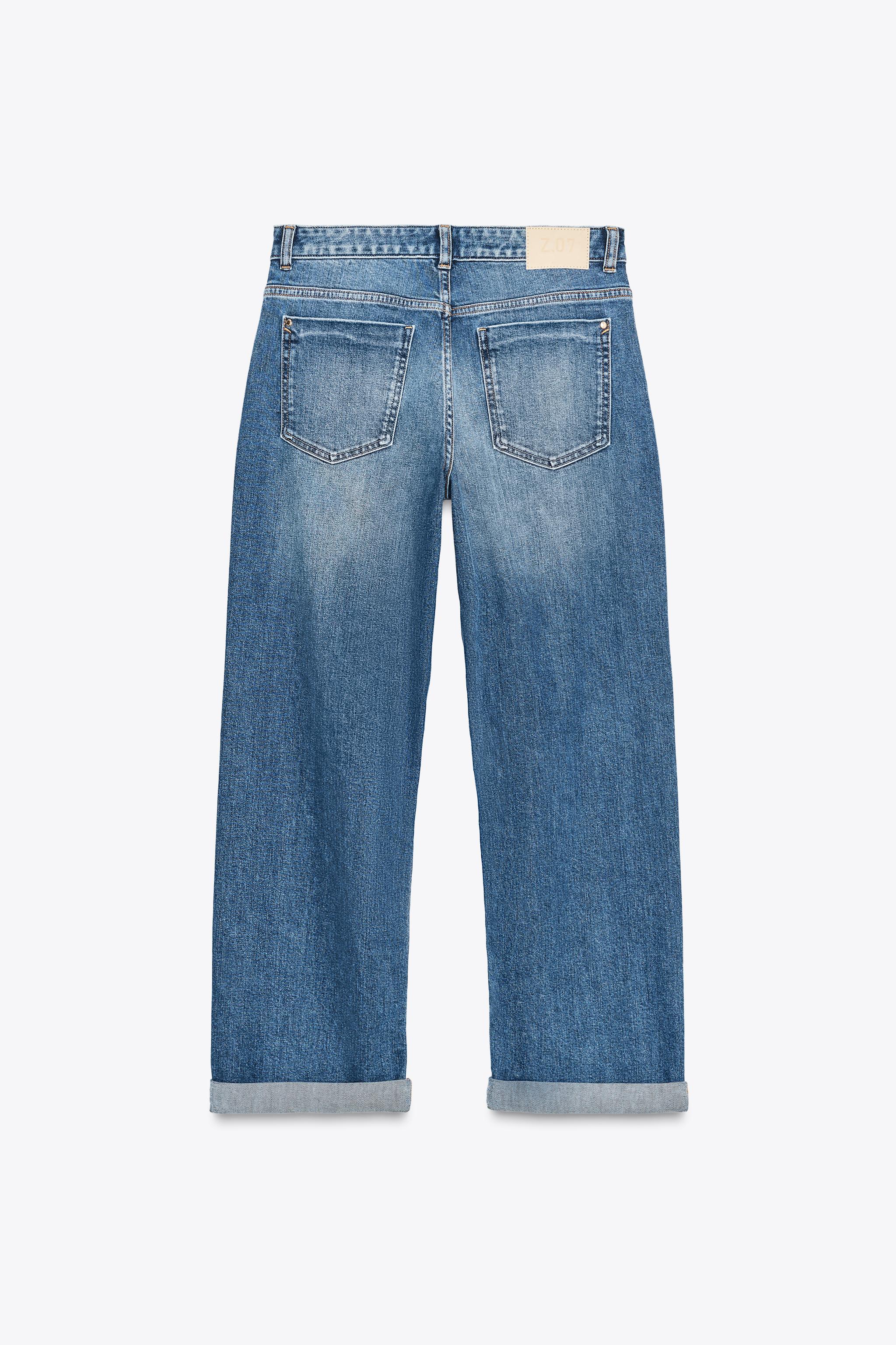 Z.07 RELAXED FIT HI-RISE CUFFED JEANS