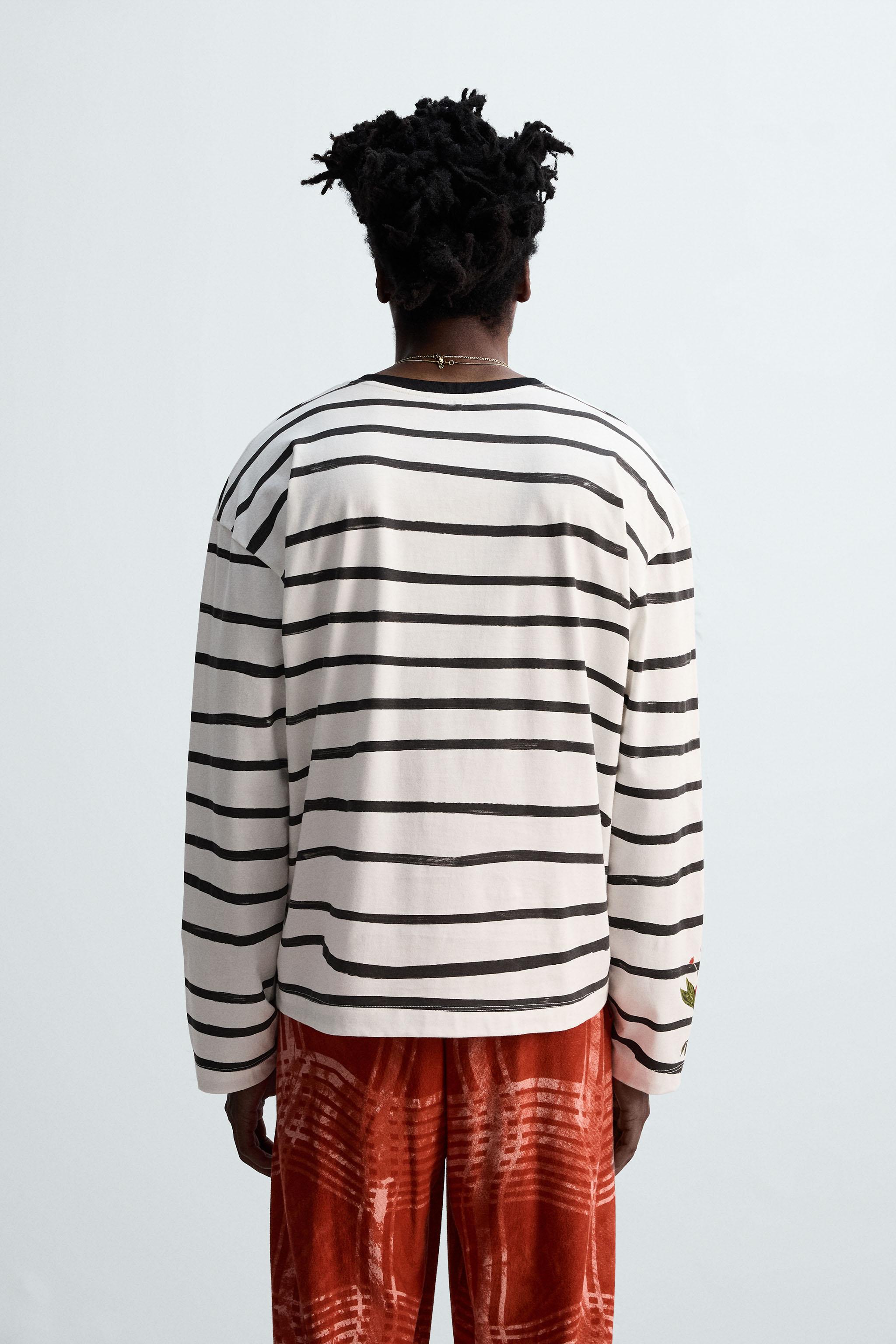 PRINTED STRIPED T-SHIRT © OTIS KWAME KYE QUAICOE