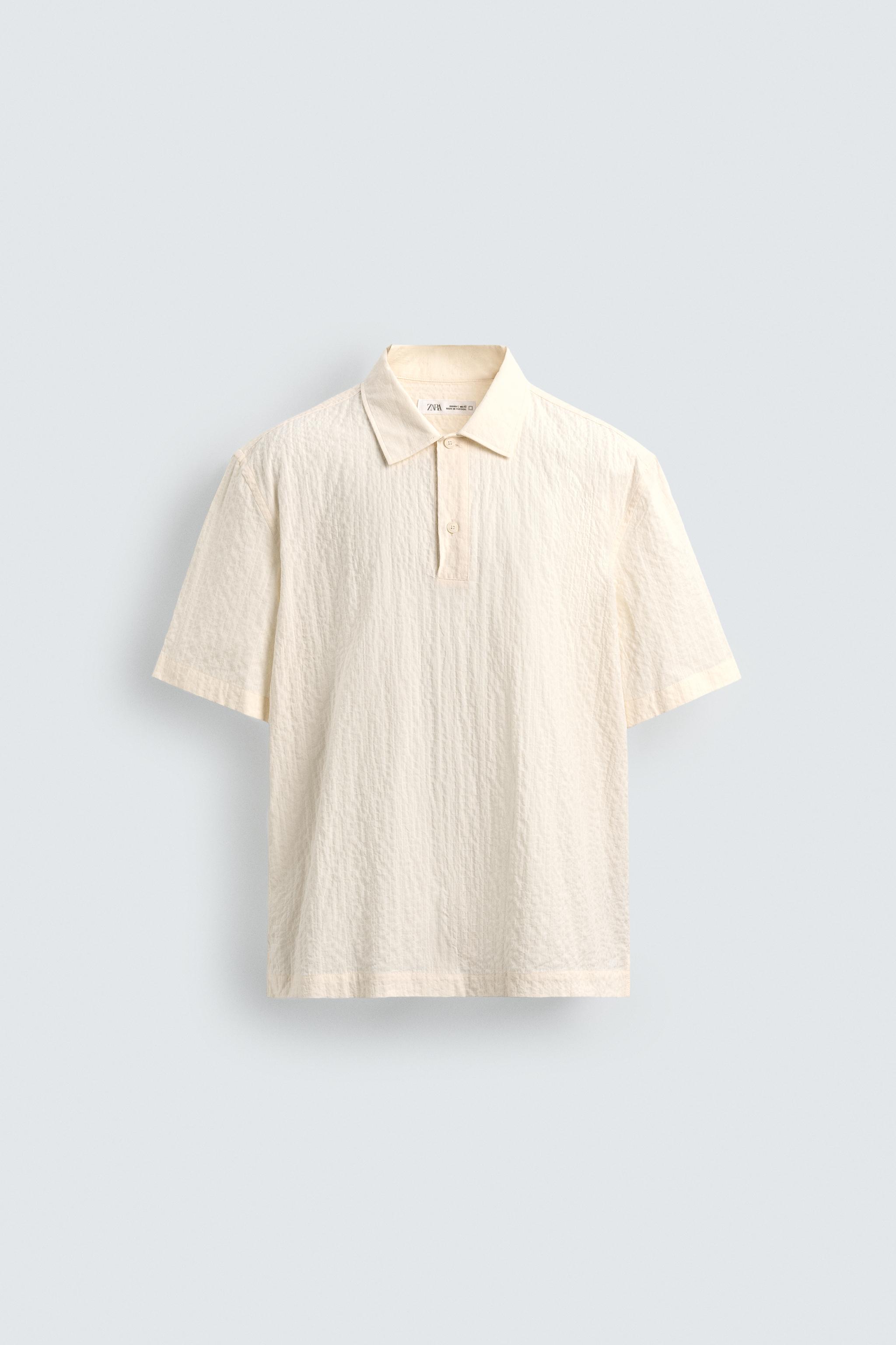 SEERSUCKER POLO SHIRT