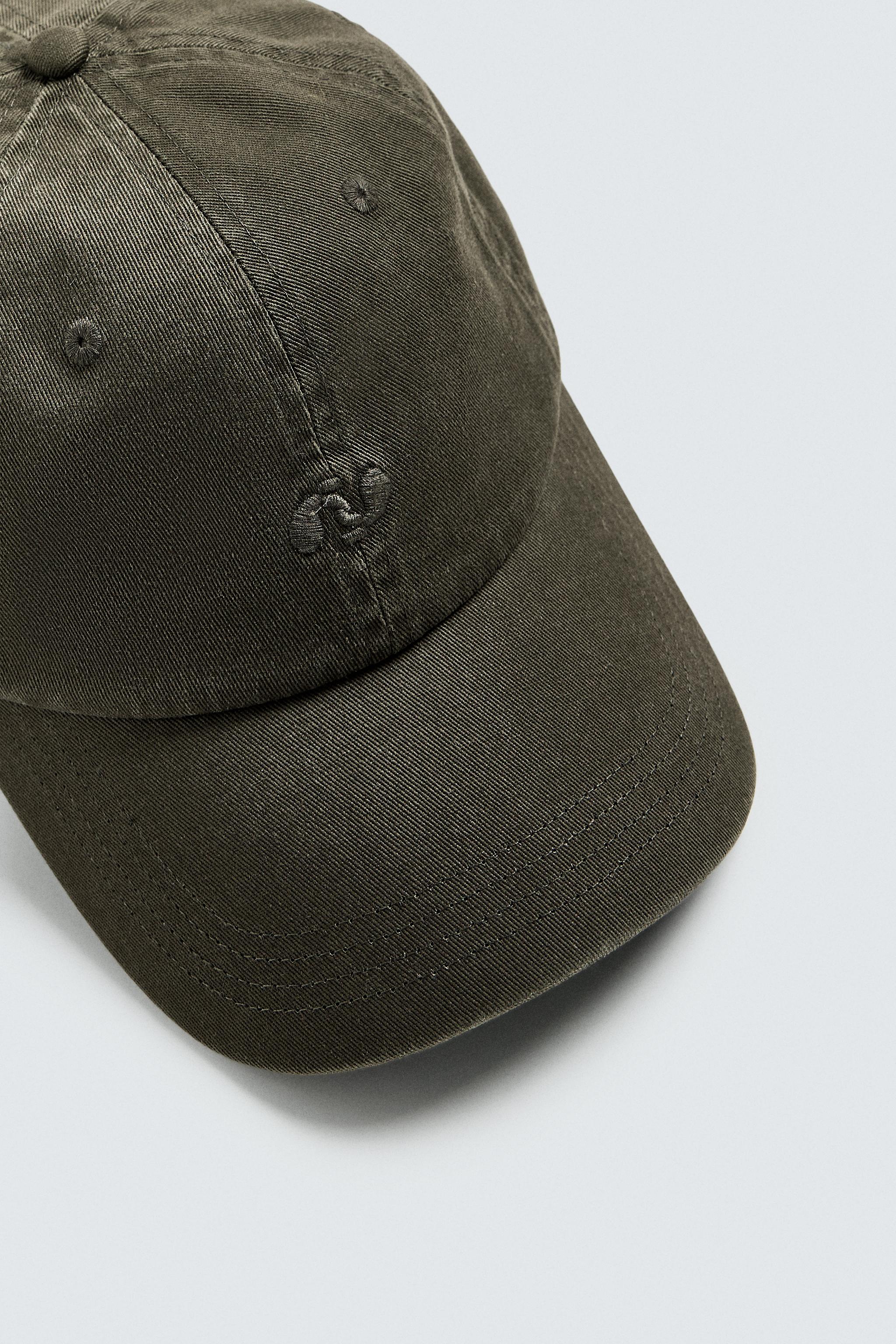 WASHED EMBROIDERED CAP