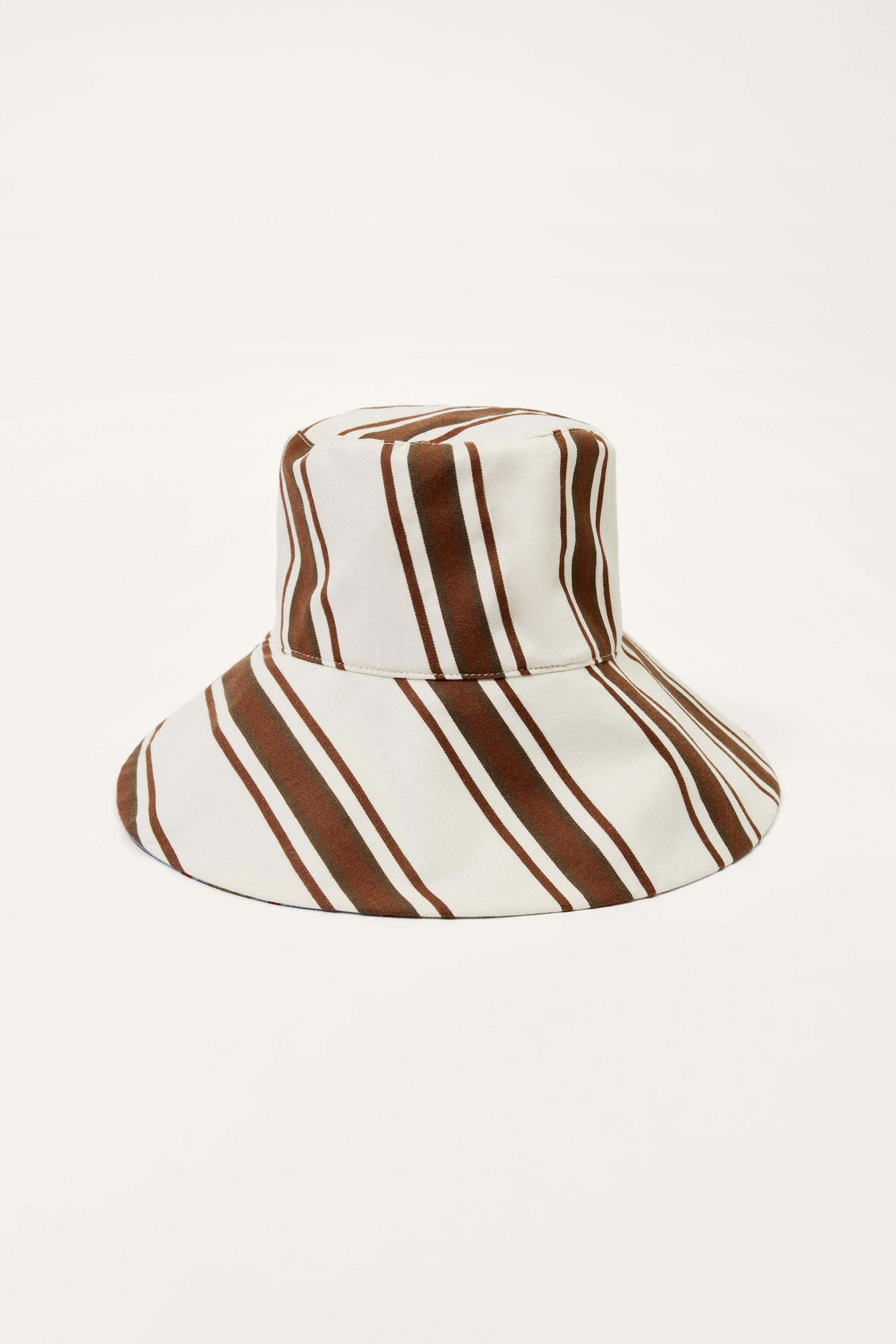 LIMITED EDITION STRIPED REVERSIBLE BUCKET HAT