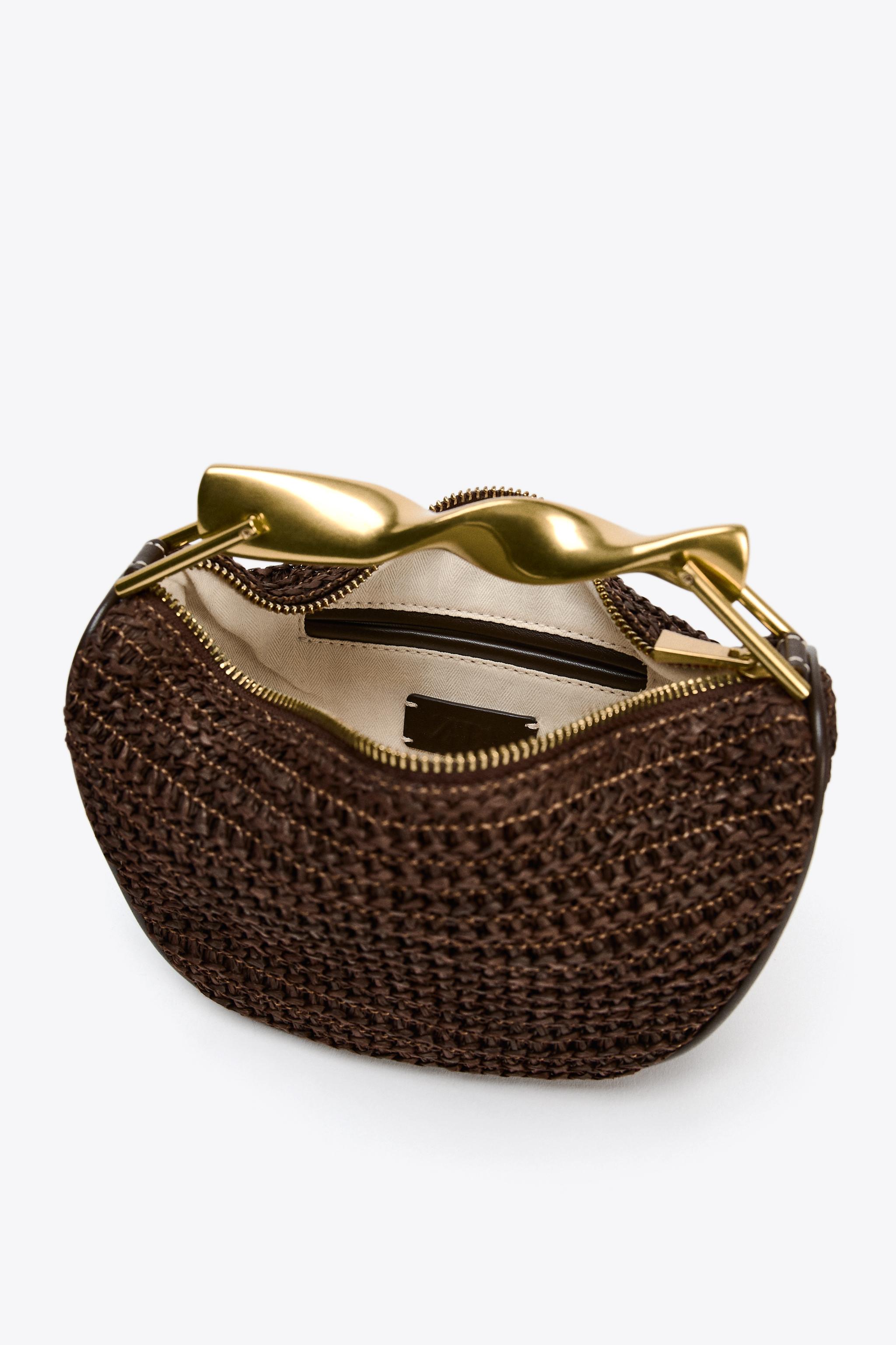 MINI BAG WITH METALLIC HANDLE