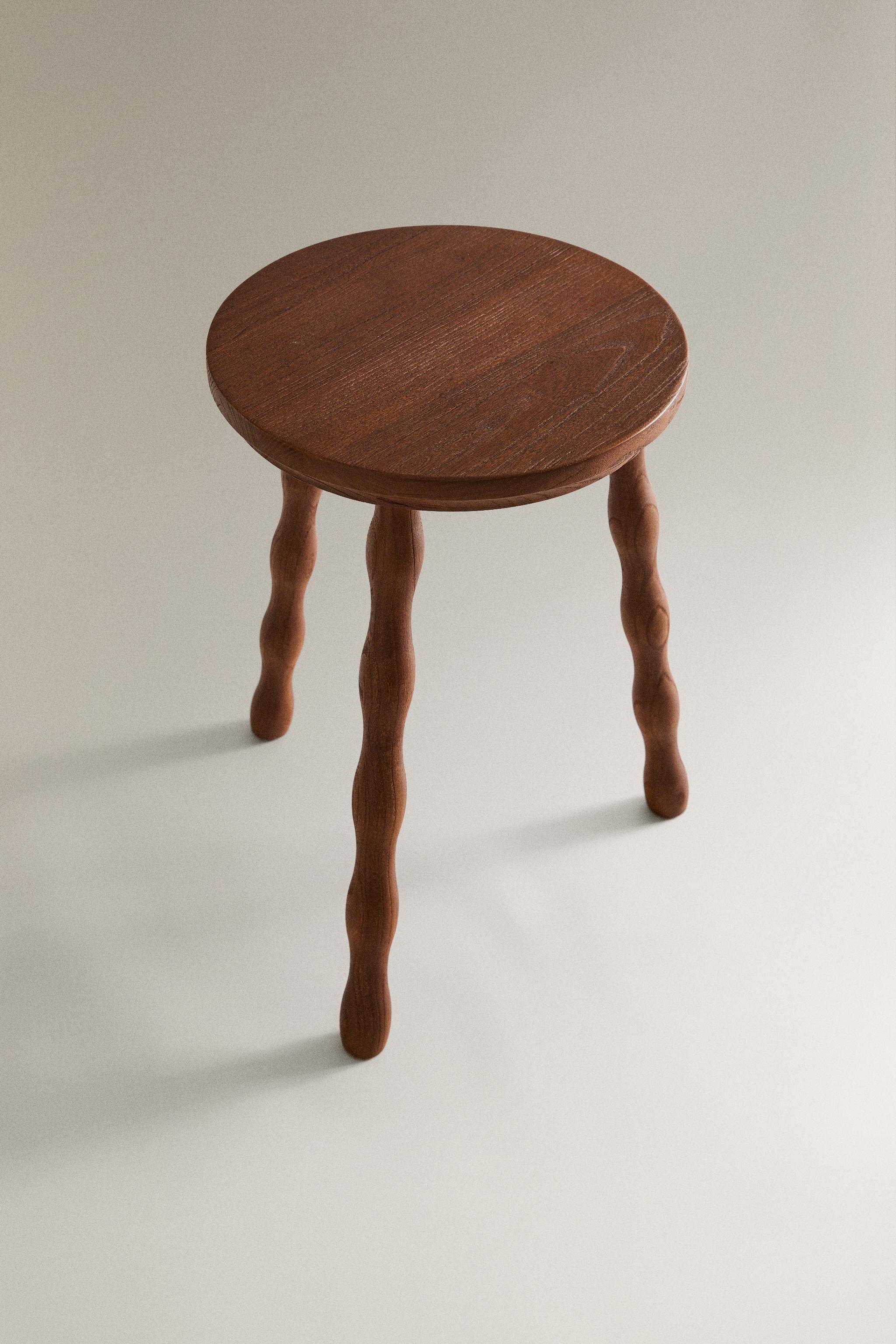 ELM WOOD STOOL