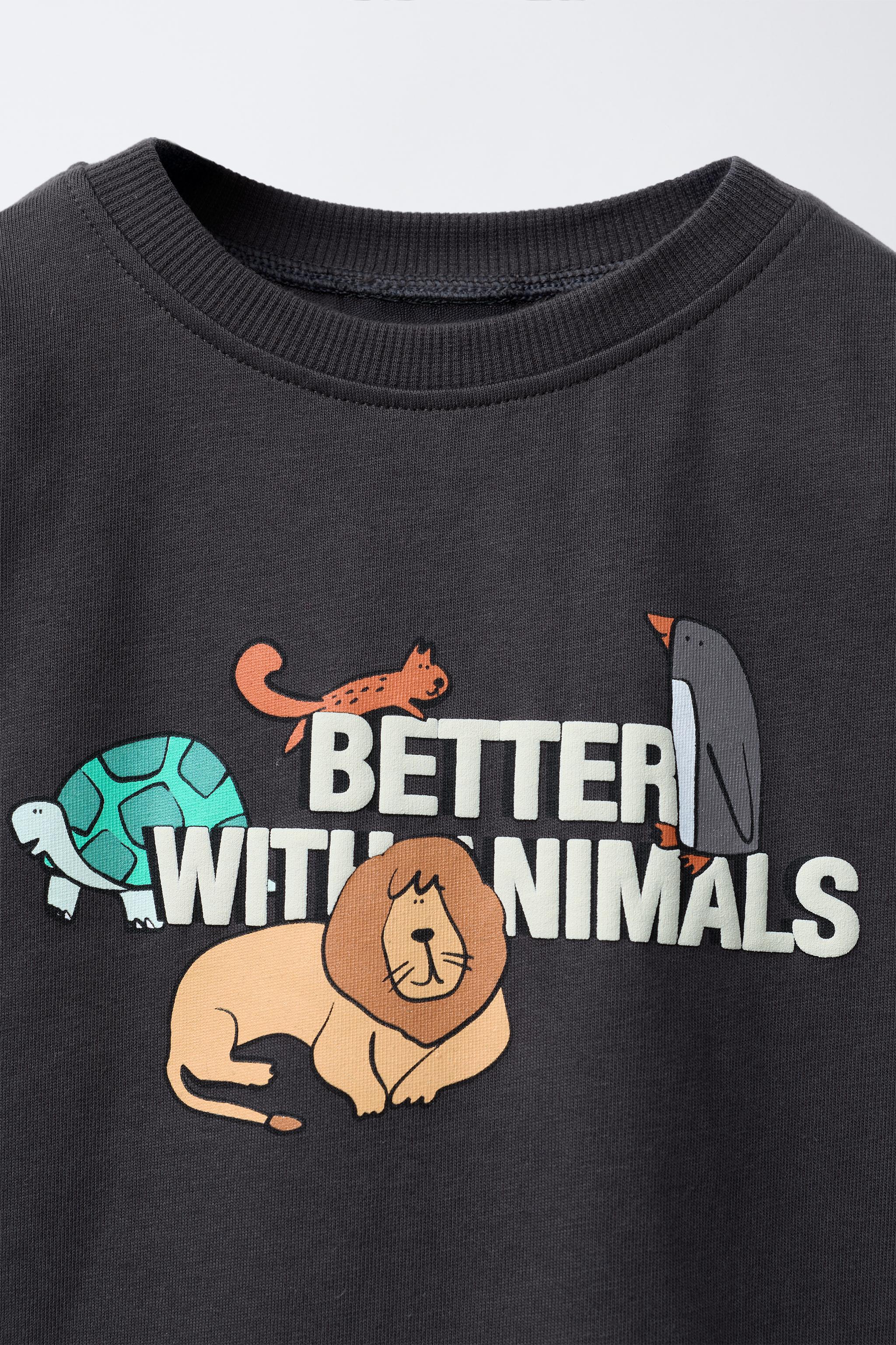 ANIMAL PRINT T-SHIRT