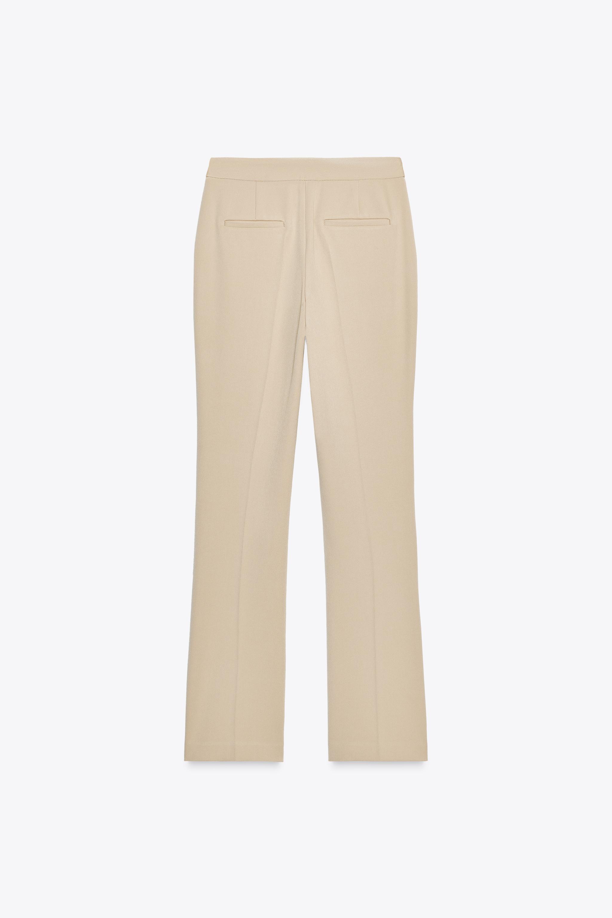 LOW RISE FLARE PANTS