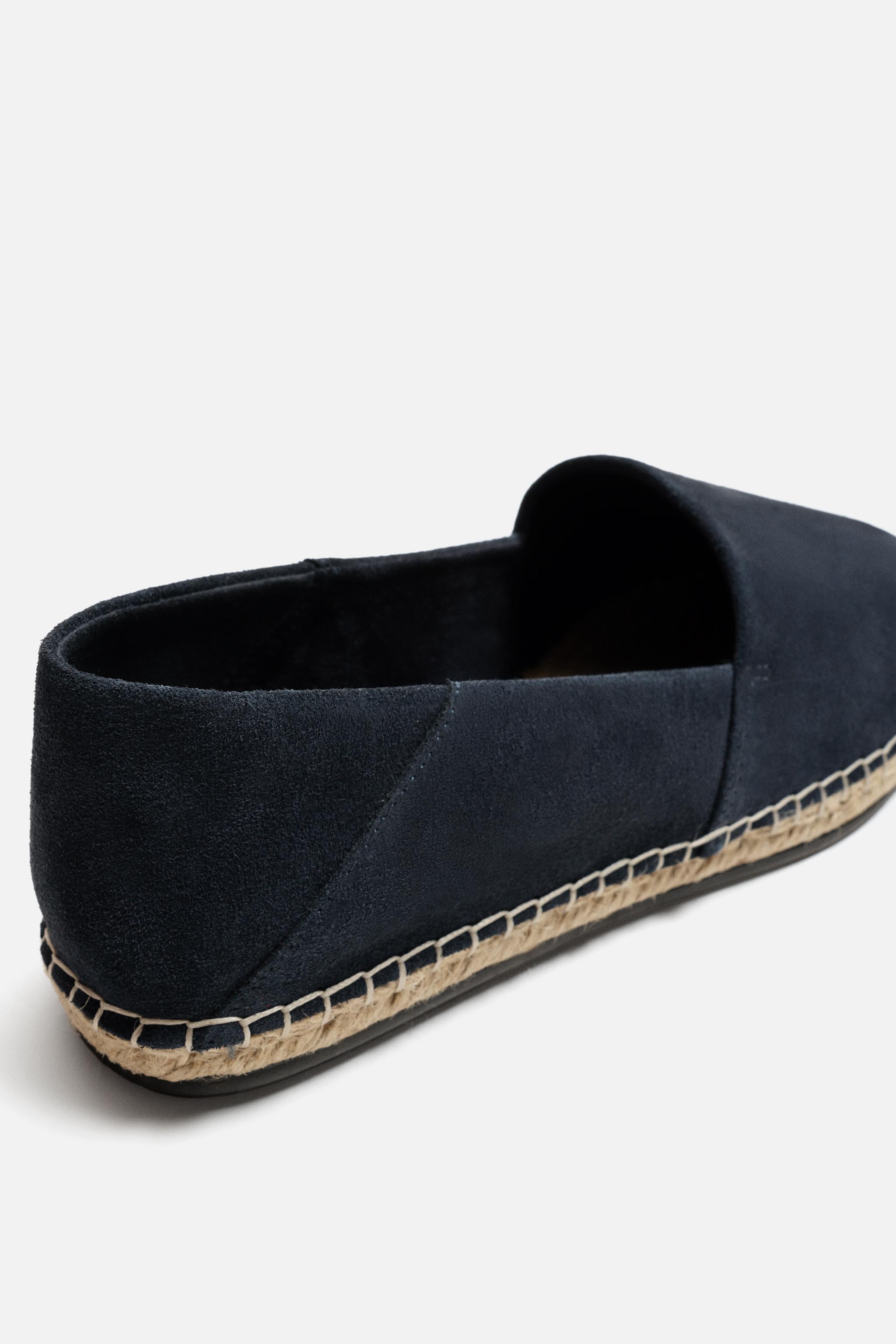 LEATHER ESPADRILLES