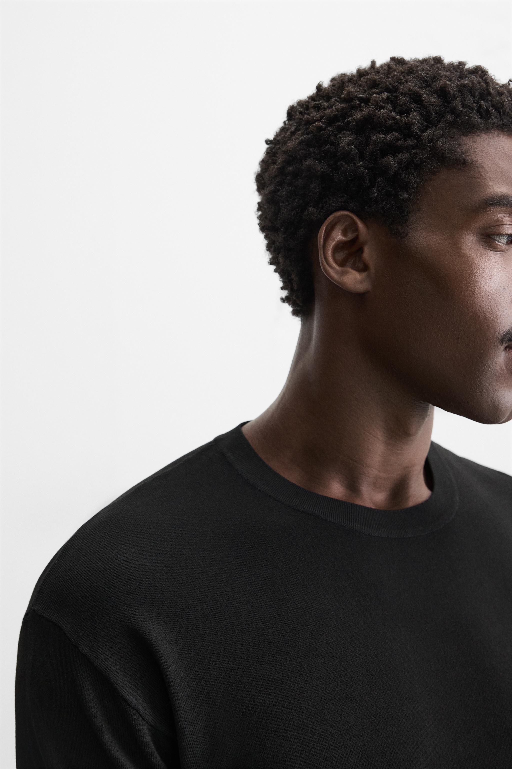 REGULAR FIT TEXTURED KNIT SWEATER