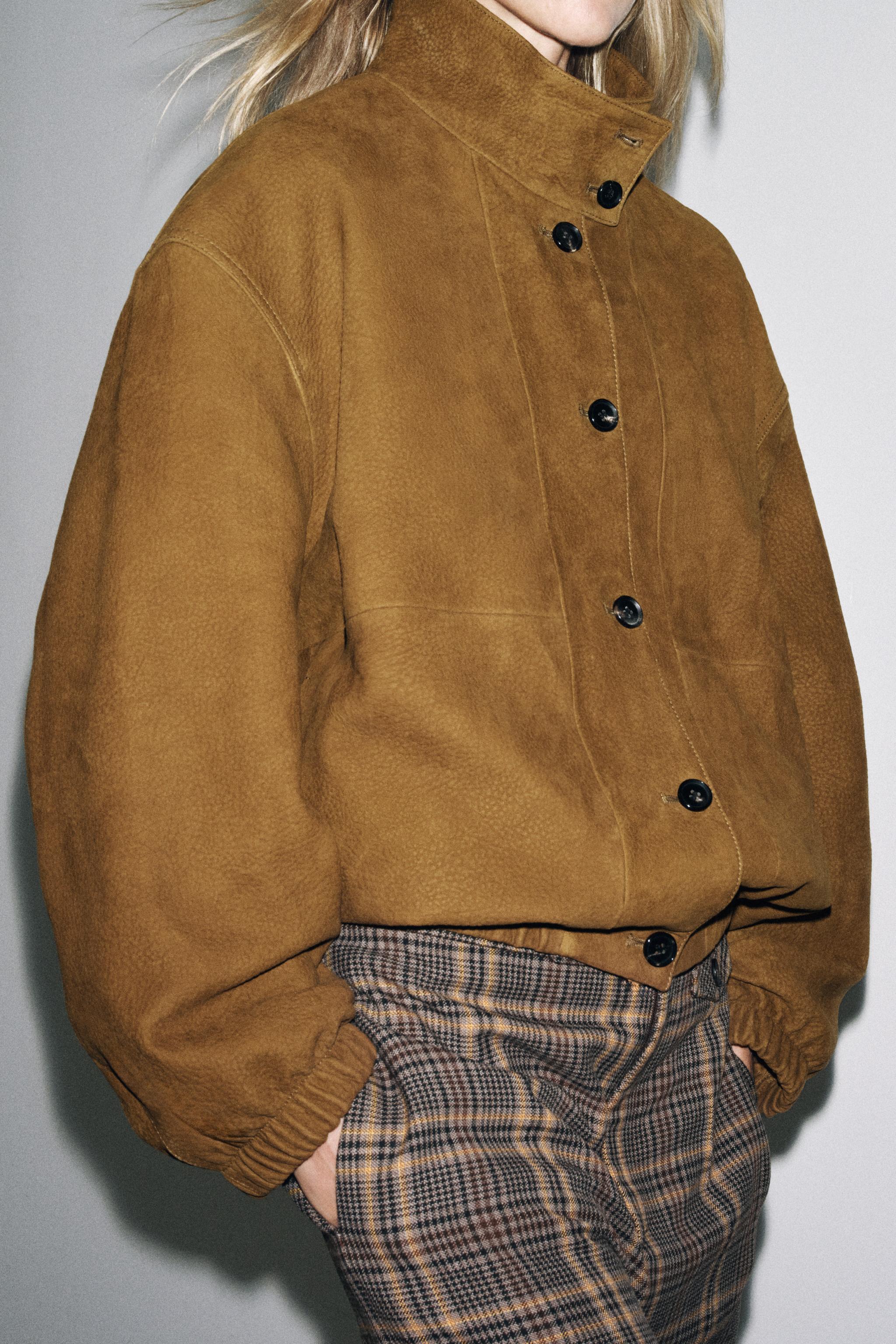 LEATHER BOMBER JACKET ZW COLLECTION LIMITED EDITION