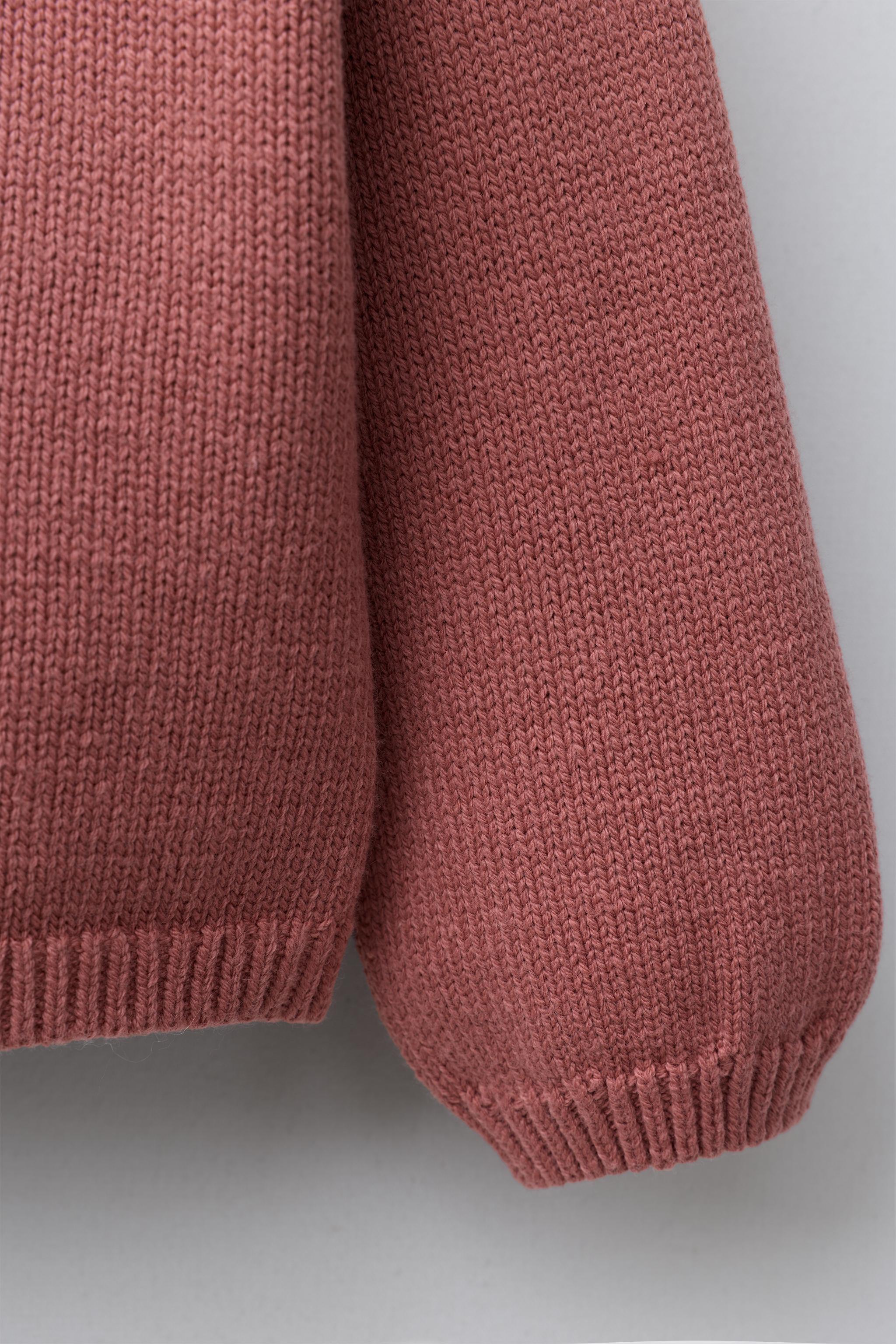 DOUBLE COLLAR KNIT CARDIGAN