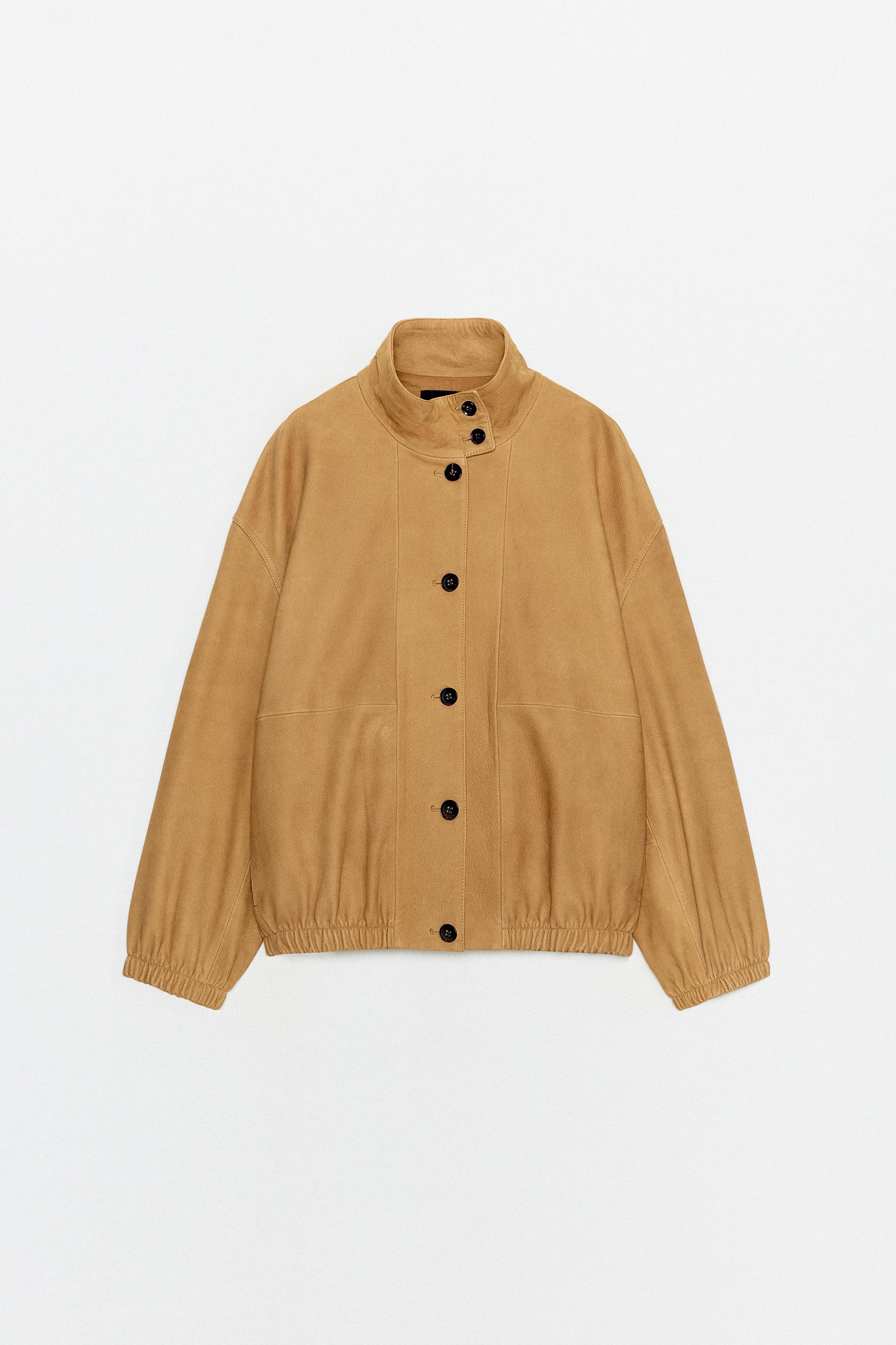 ZW COLLECTION LIMITED EDITION LEATHER BOMBER JACKET