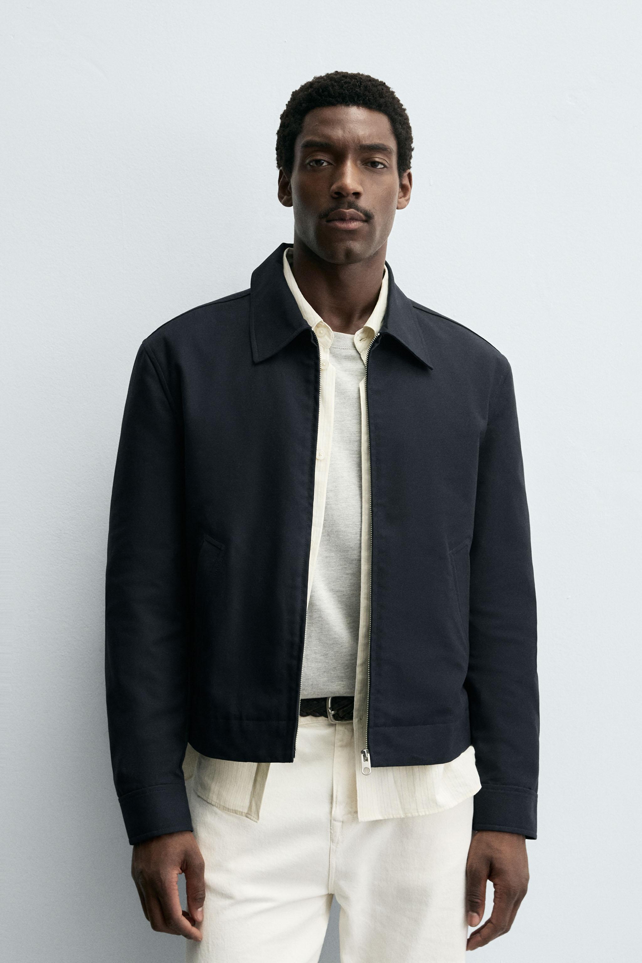 COTTON CROPPED FIT JACKET