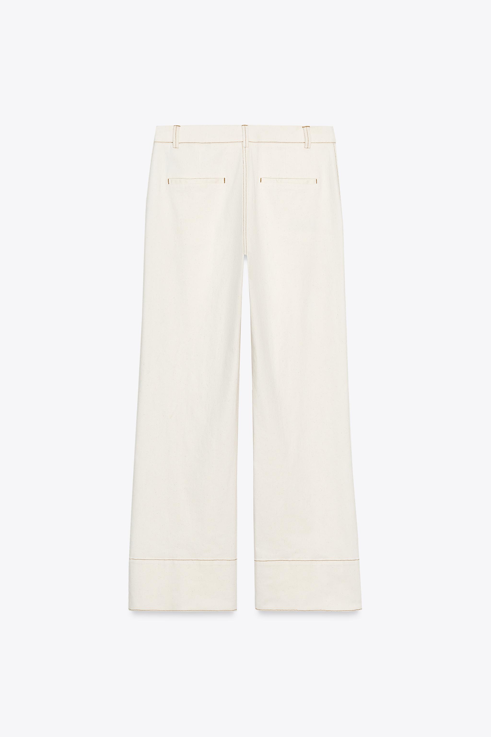STITCHED BOOTCUT PANTS