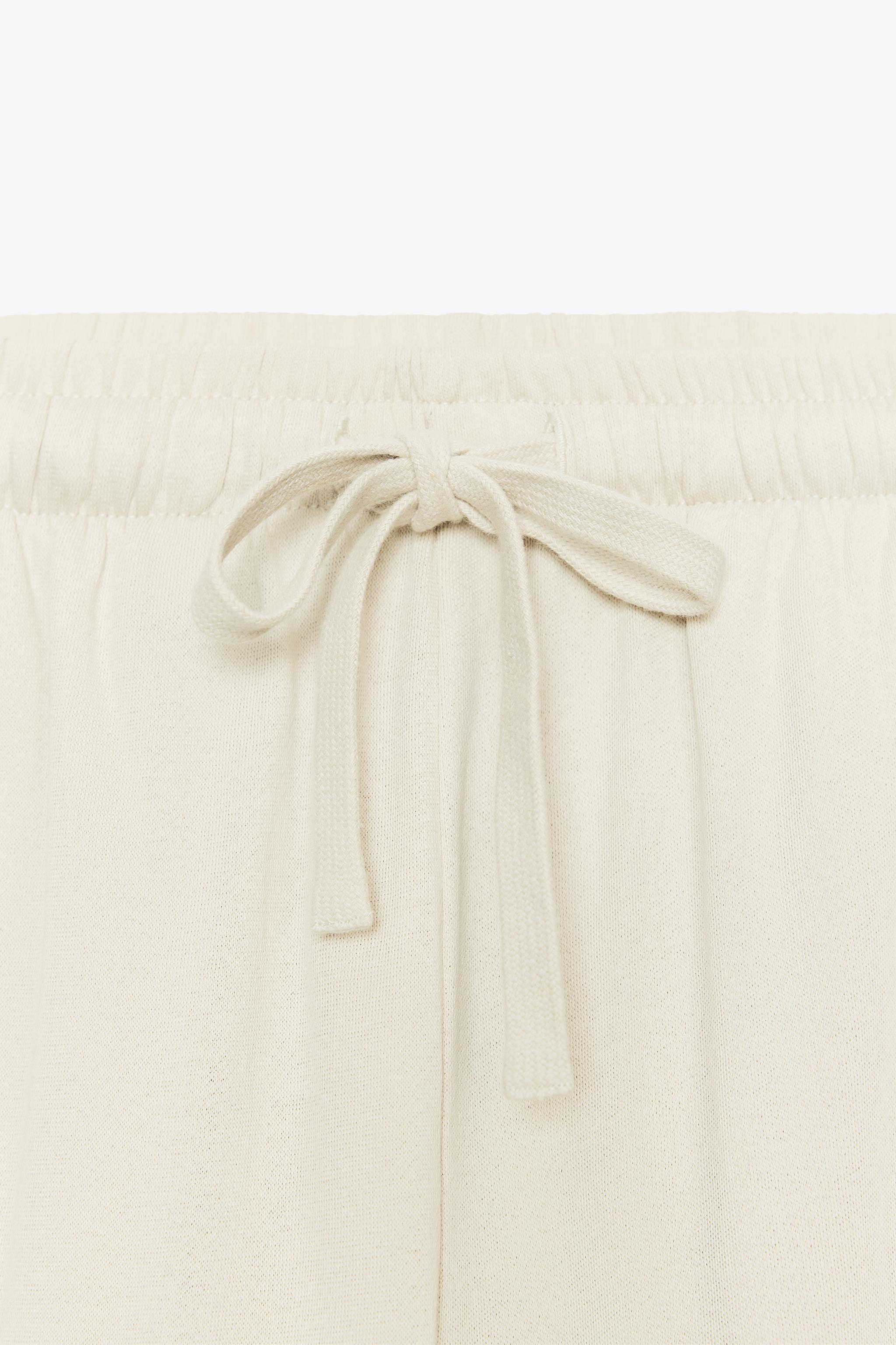 STRAIGHT LEG COTTON PANTS