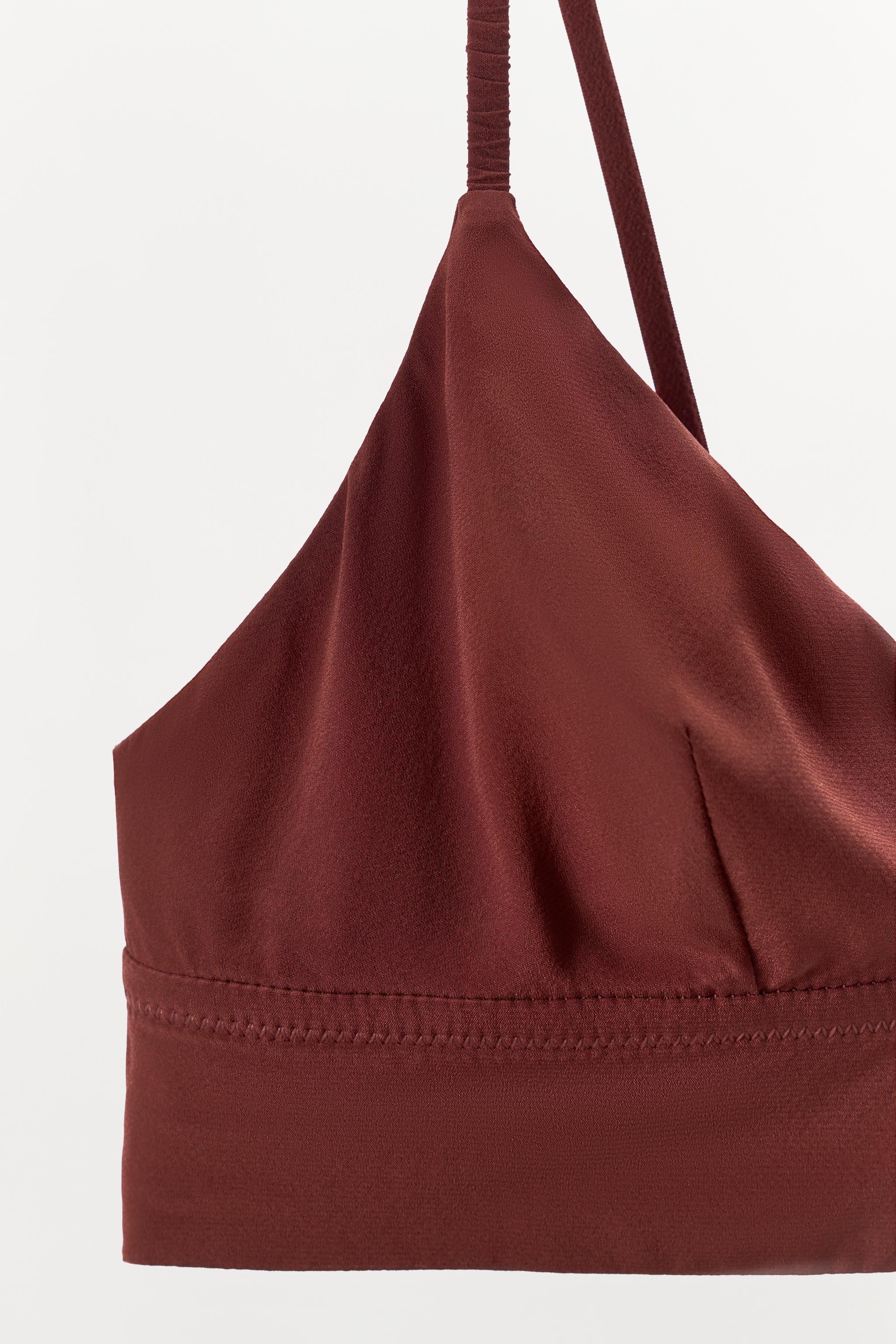 LIMITED EDITION SILK TRIANGLE BRALETTE