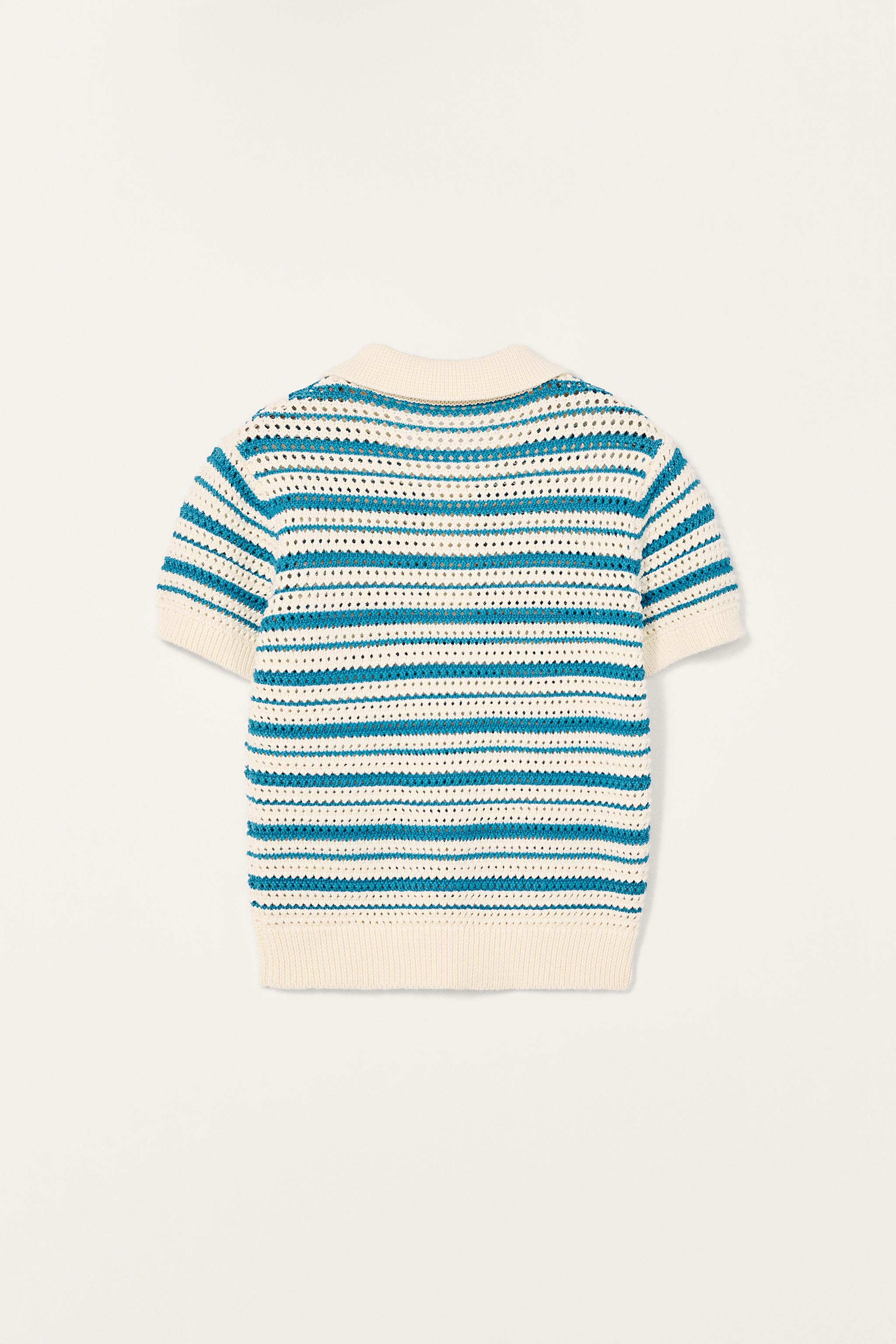 STRIPED KNIT POLO SHIRT LIMITED EDITION