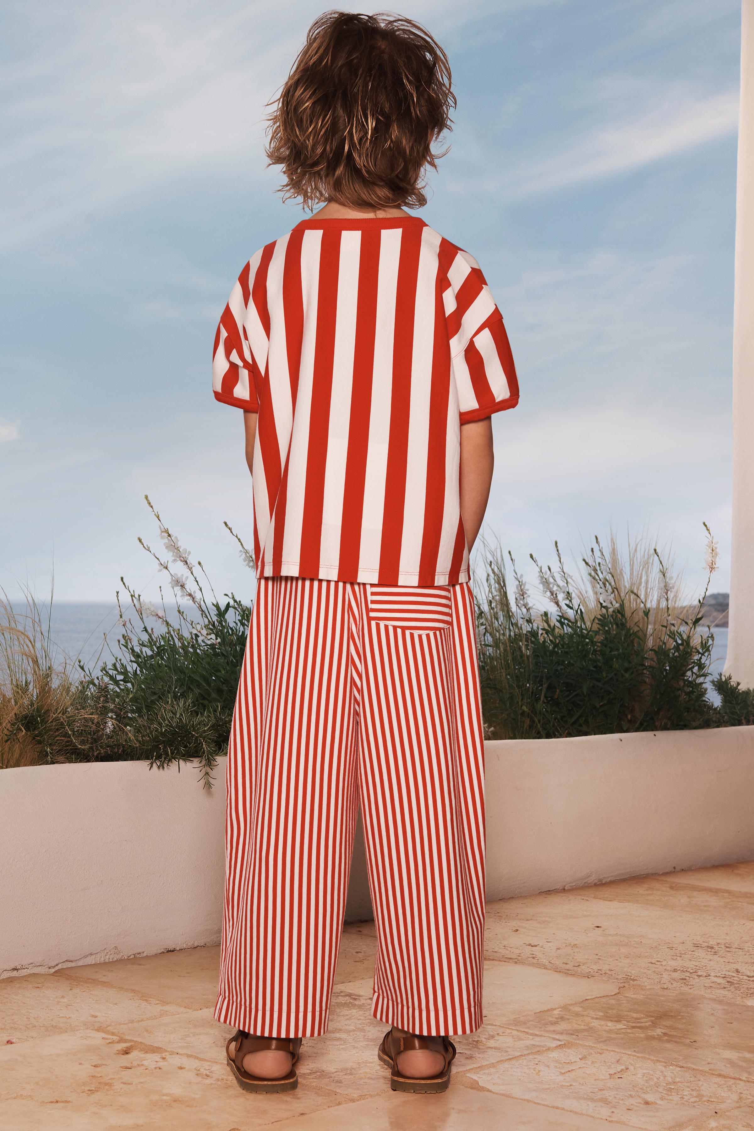 LIMITED EDITION STRIPED BALLOON PANTS