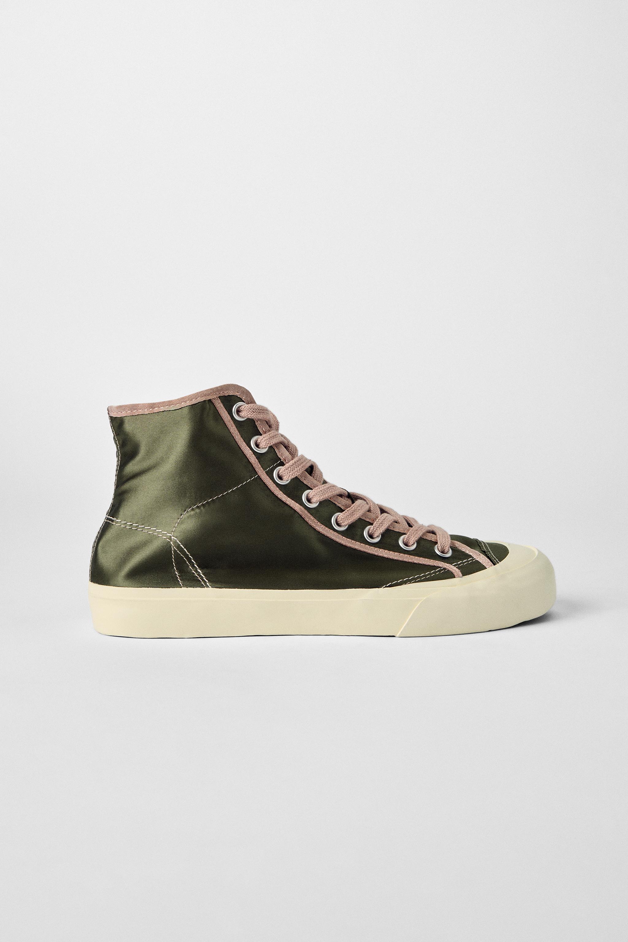 HIGH TOP SNEAKERS BOBBY GILLESPIE X ZARA
