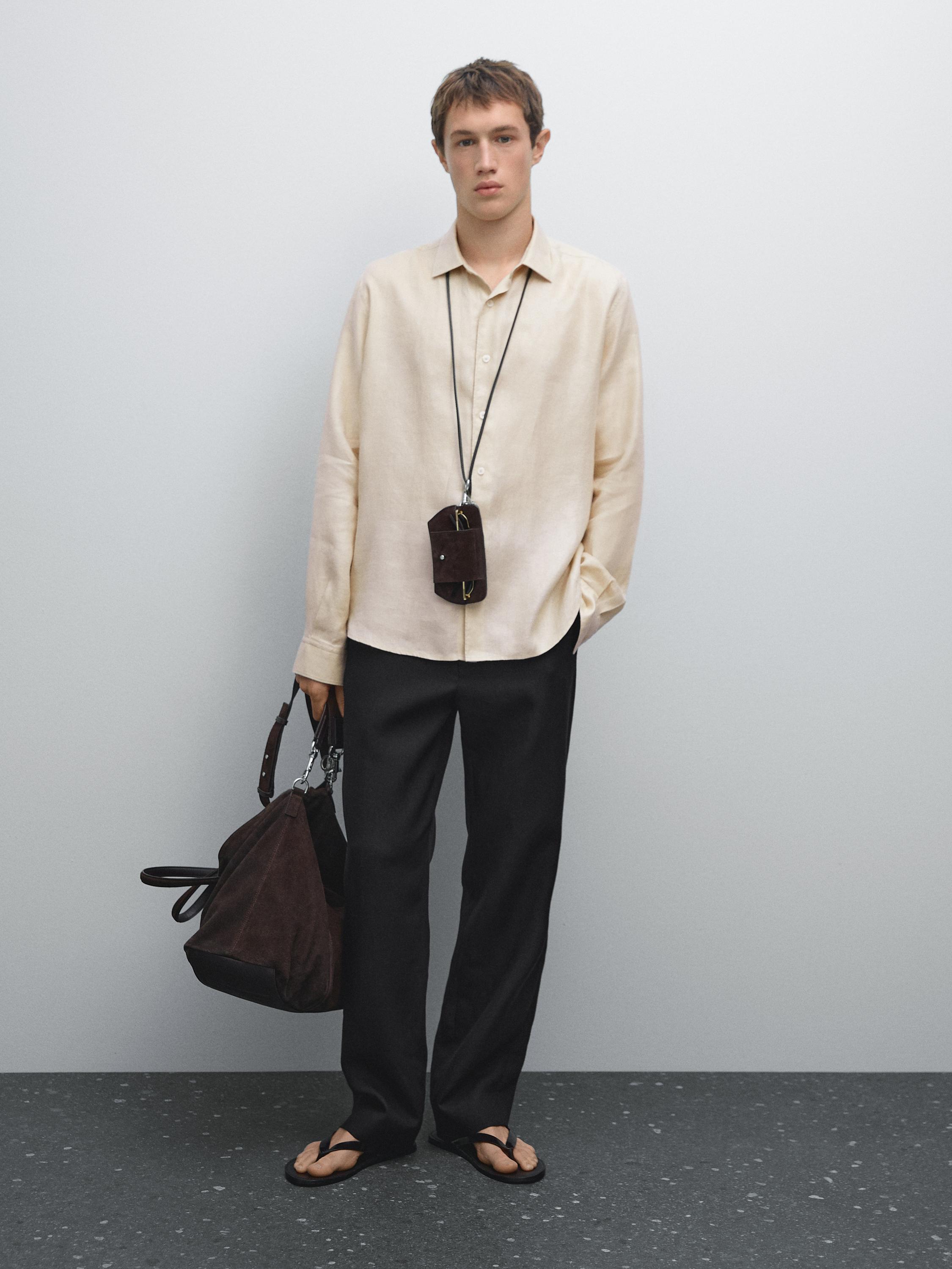 Lightweight regular fit twill shirt