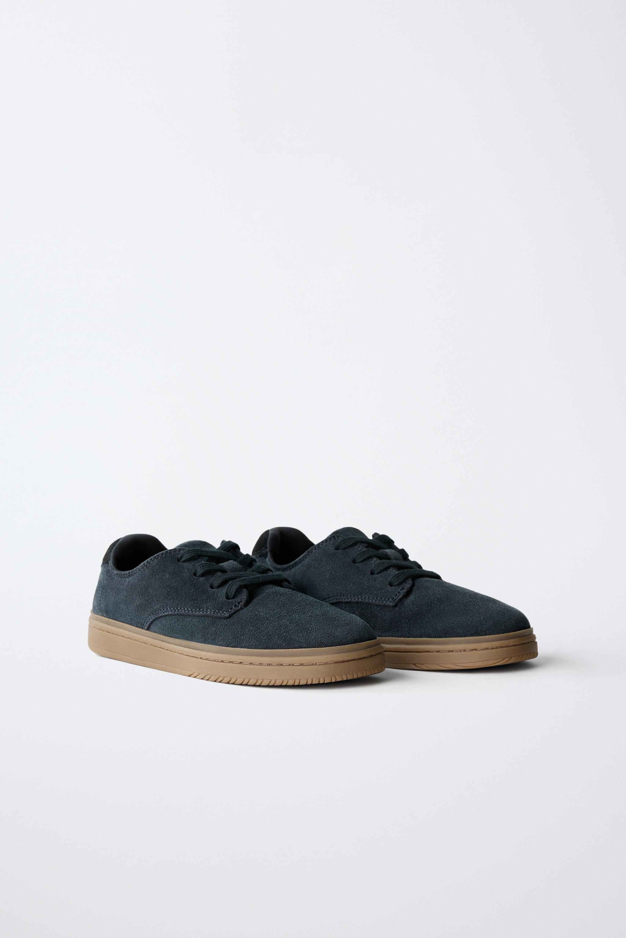 SPLIT LEATHER SPORT DERBY SHOES