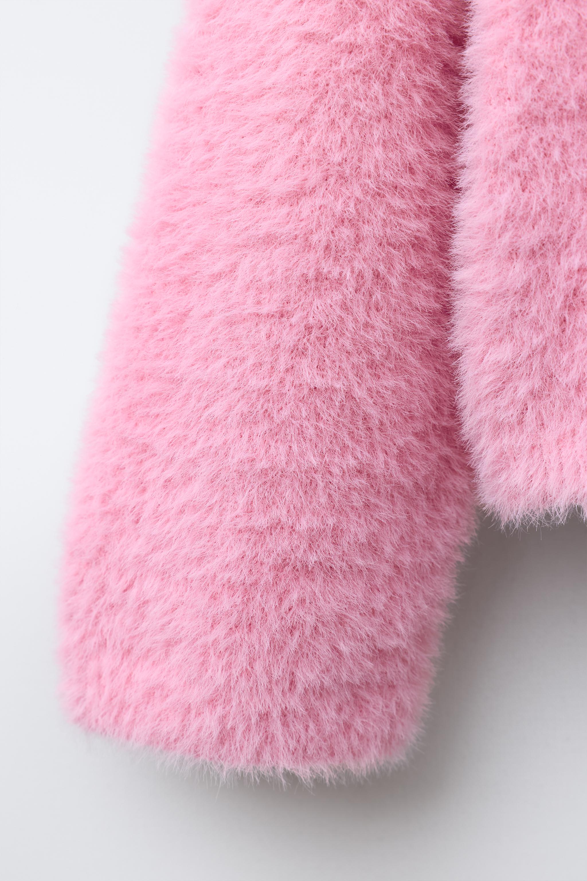 HAIR EFFECT KNIT SWEATER