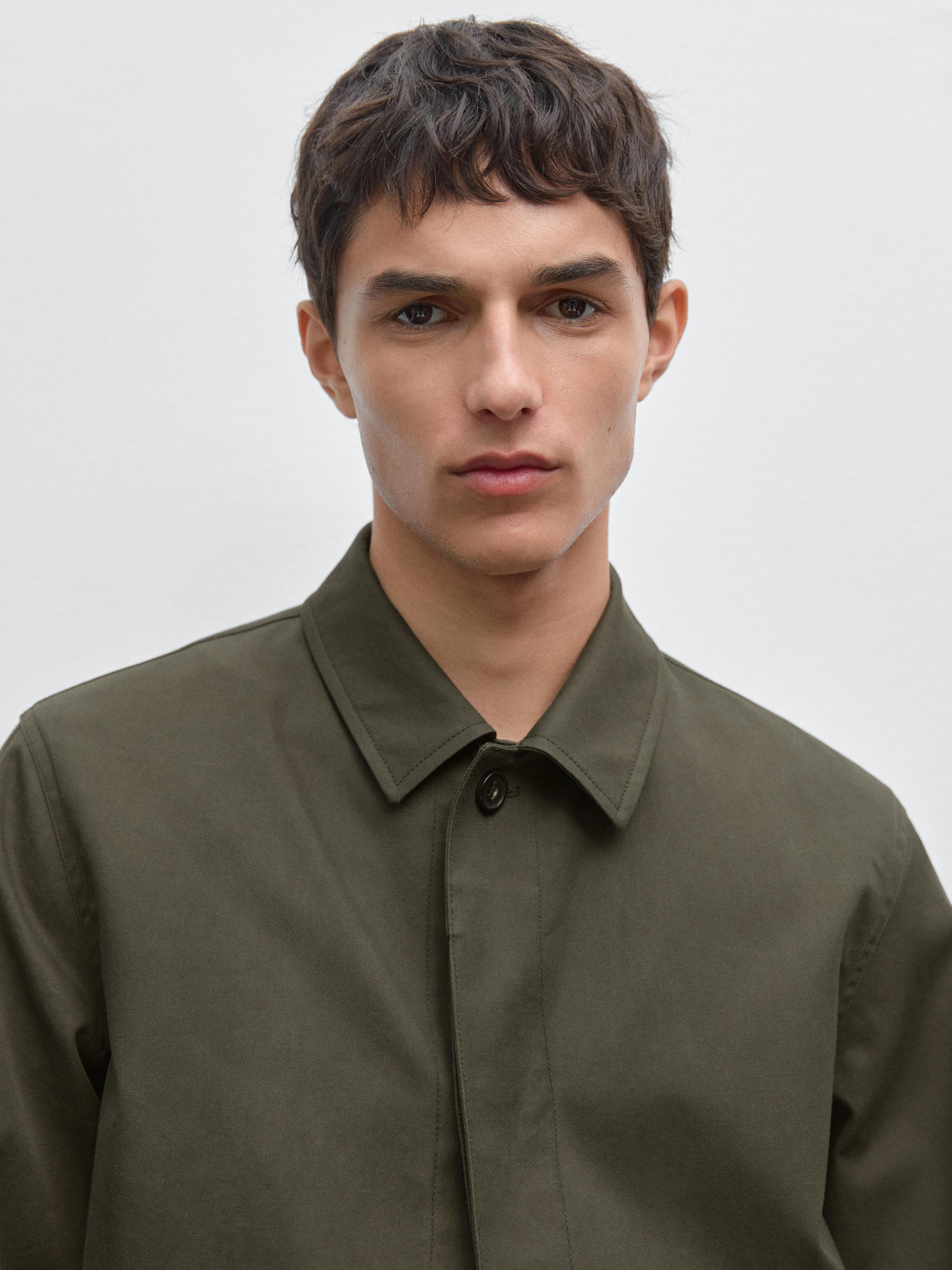 100% cotton maltinto finish jacket