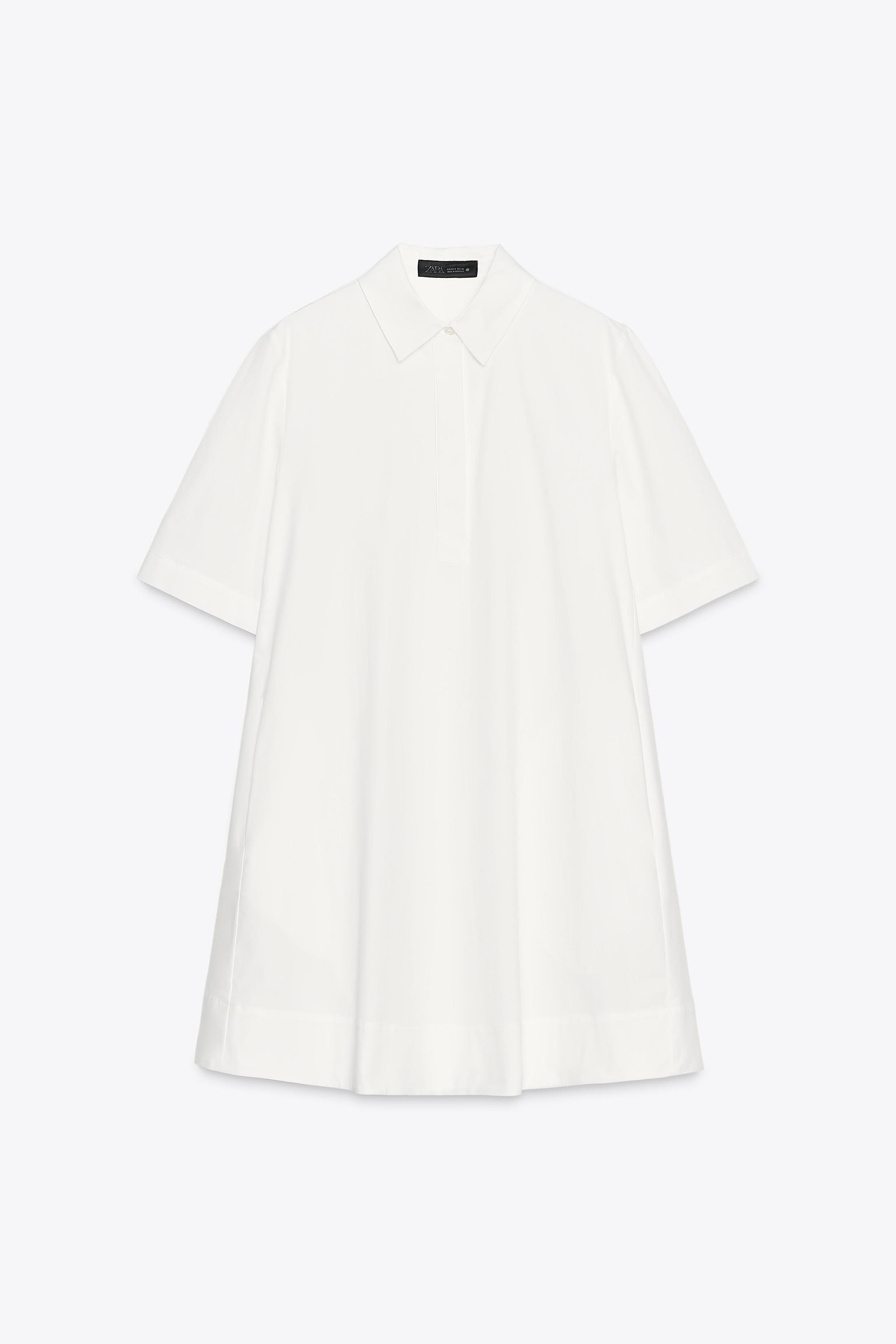 ZW COLLECTION POPLIN SHORT DRESS