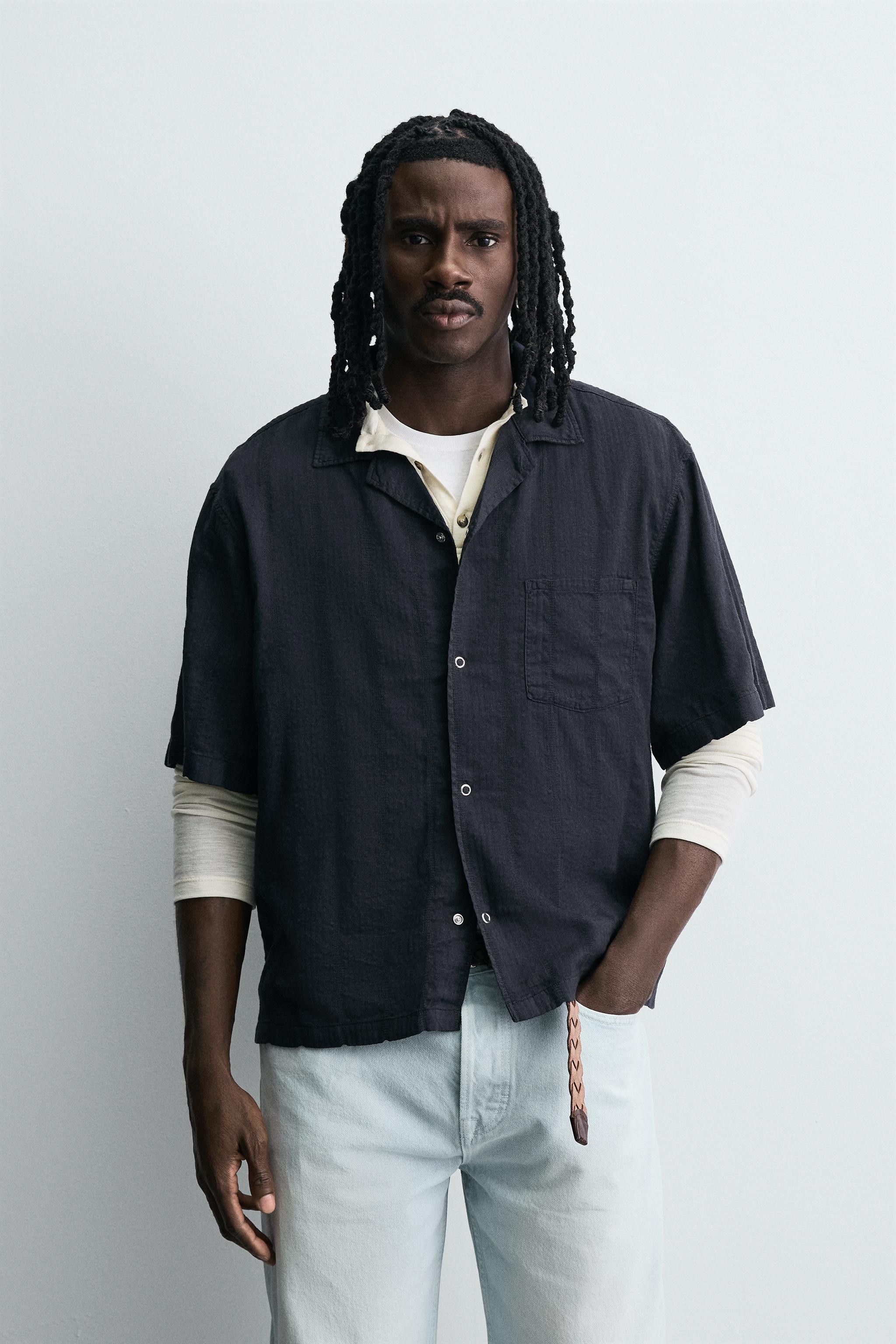 STRIPED JACQUARD SHIRT