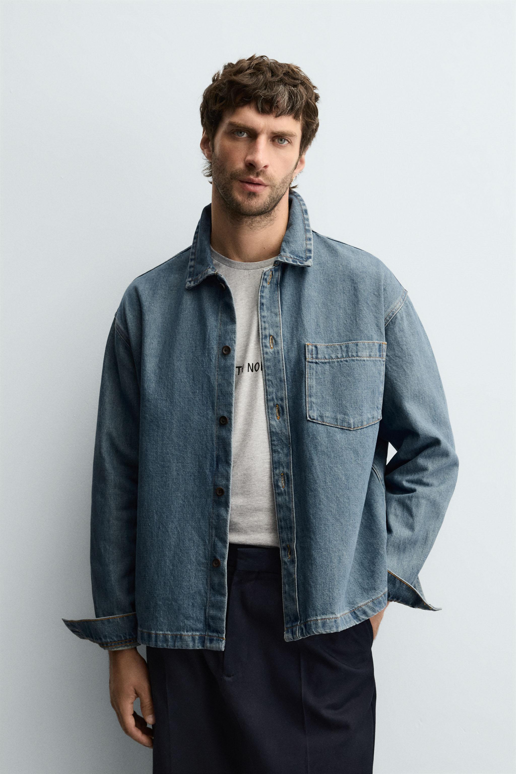 BOXY FIT DENIM SHIRT