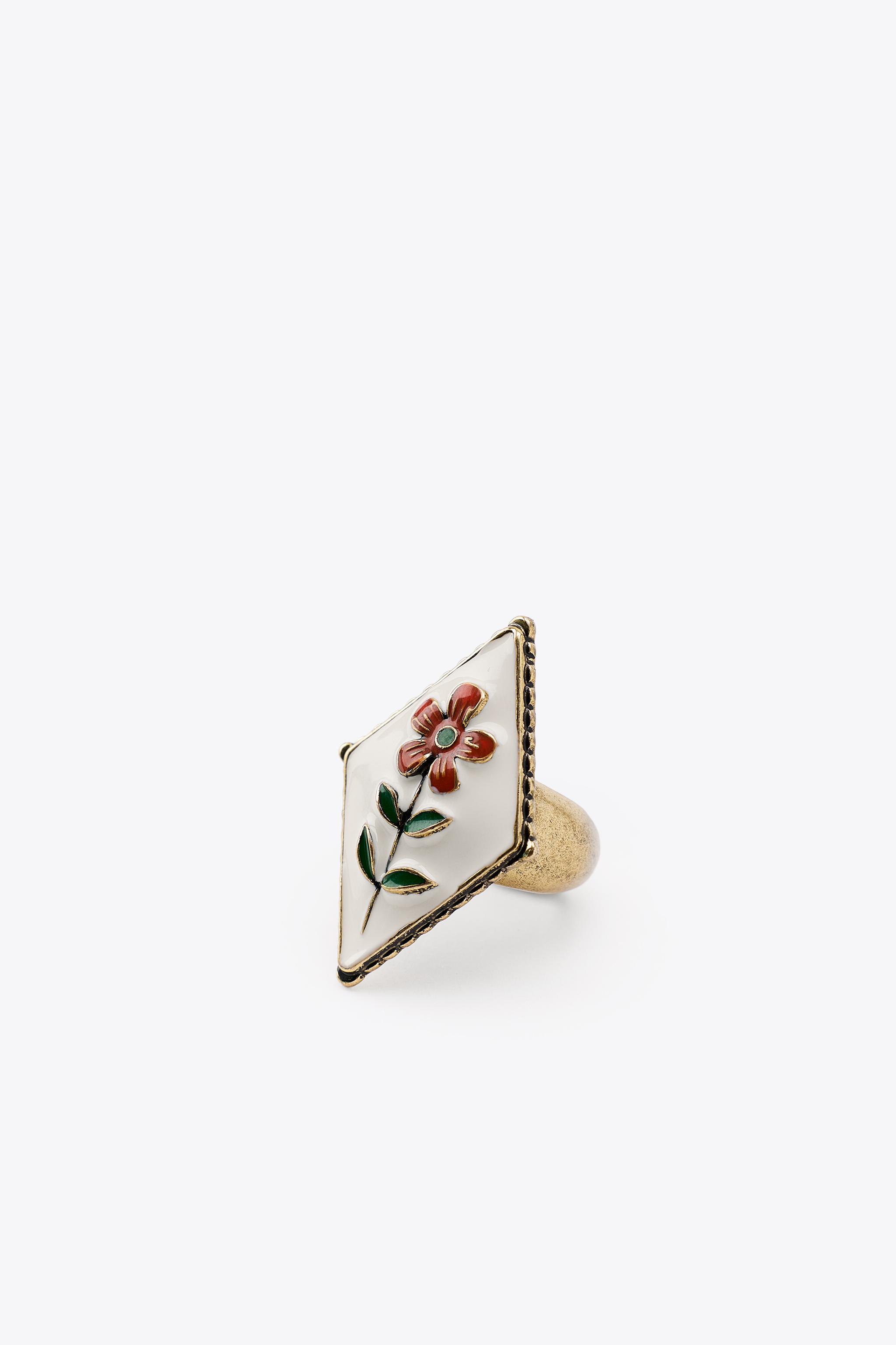 3-PACK OF FLOWER AND BIRD RINGS