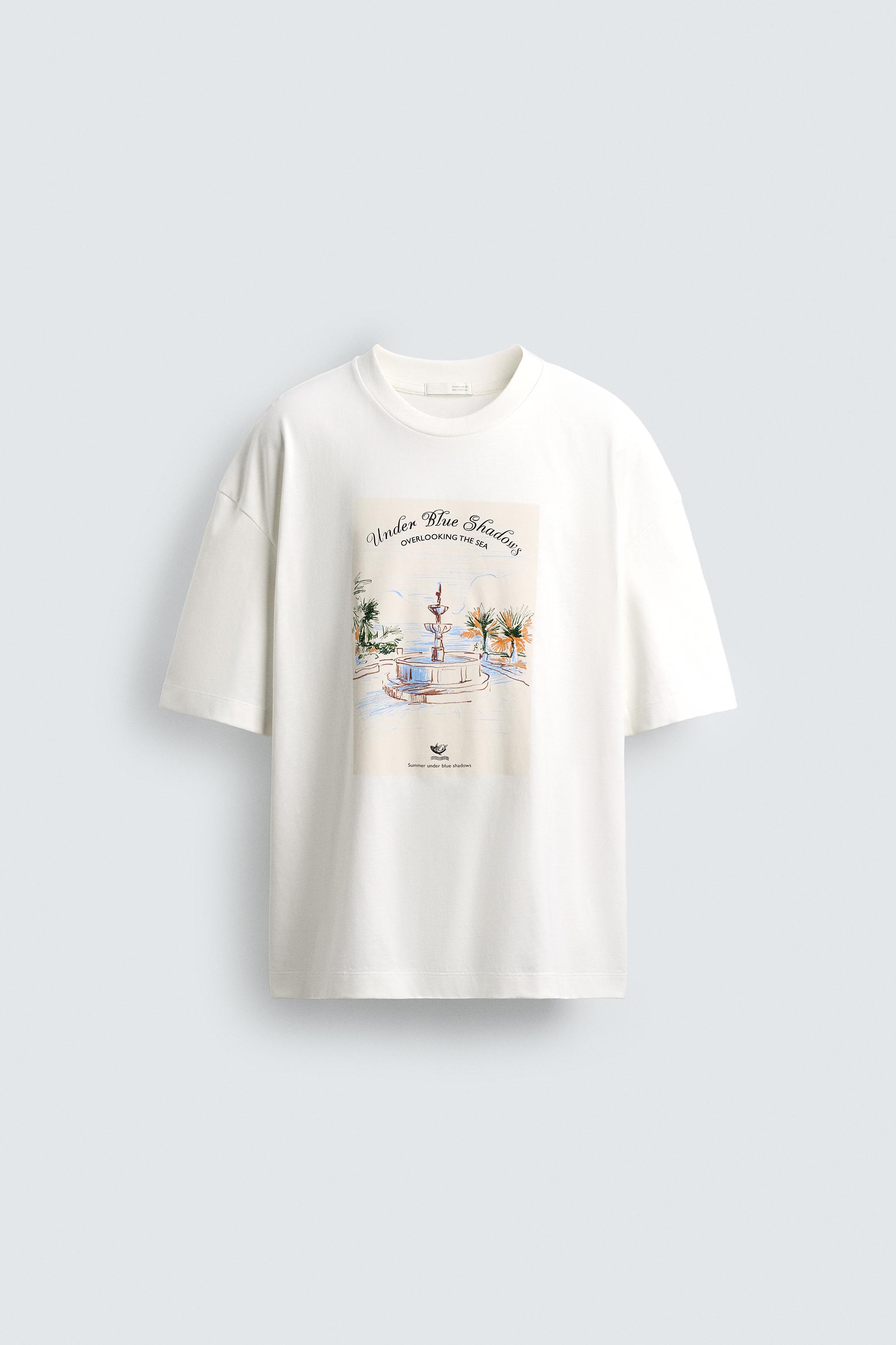 EMBROIDERED PRINT T-SHIRT