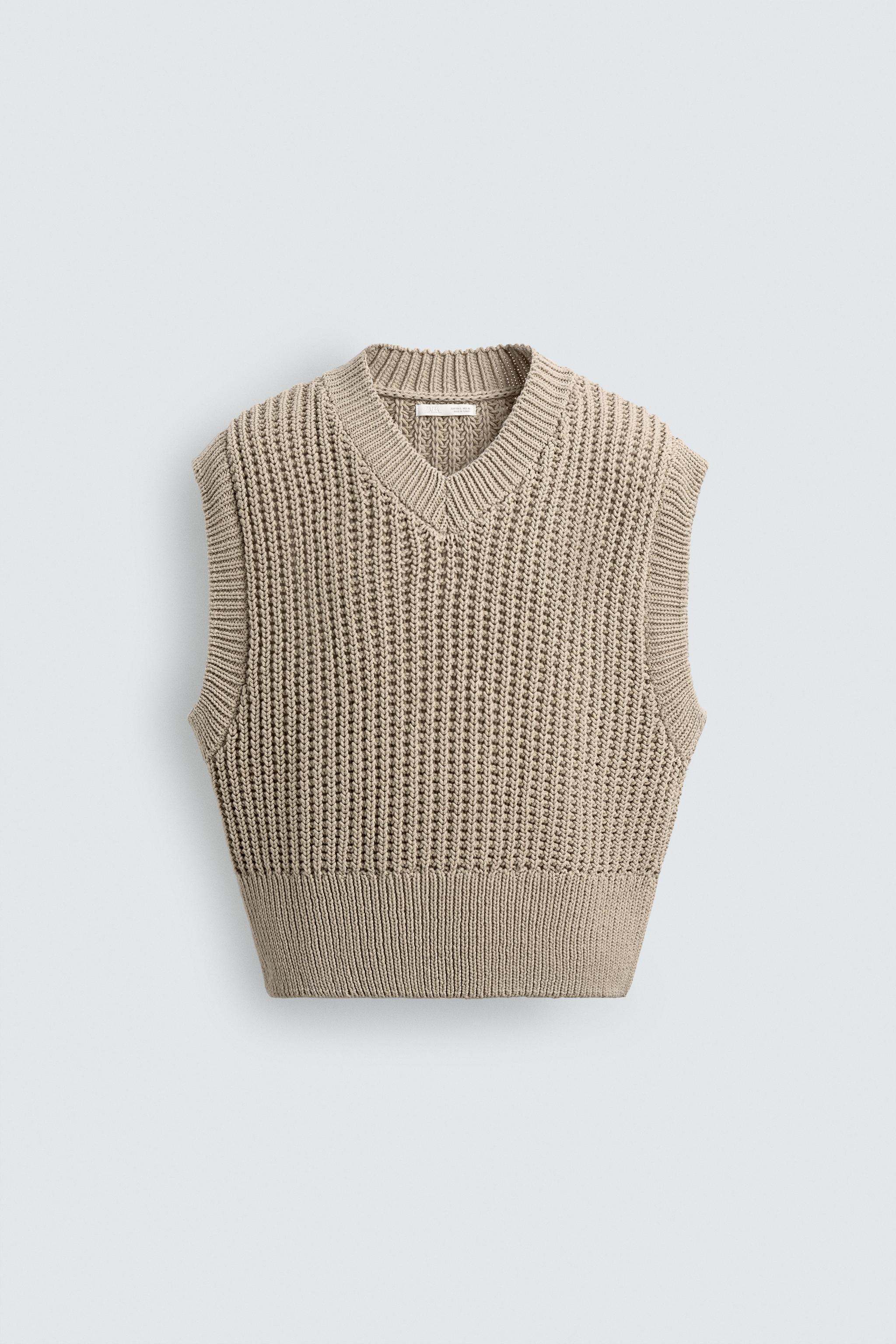 BOXY FIT KNIT VEST