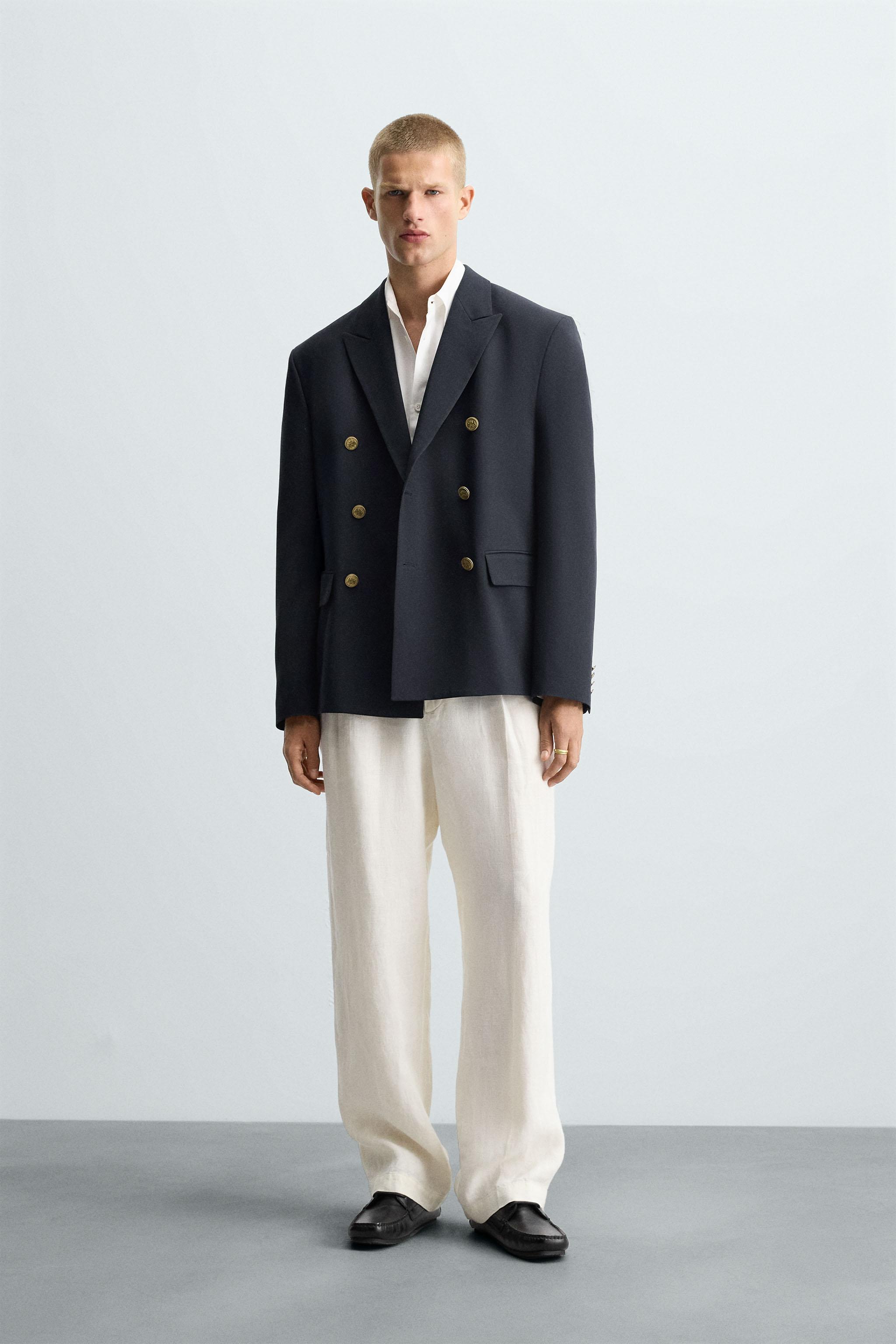 DOUBLE BREASTED BLAZER