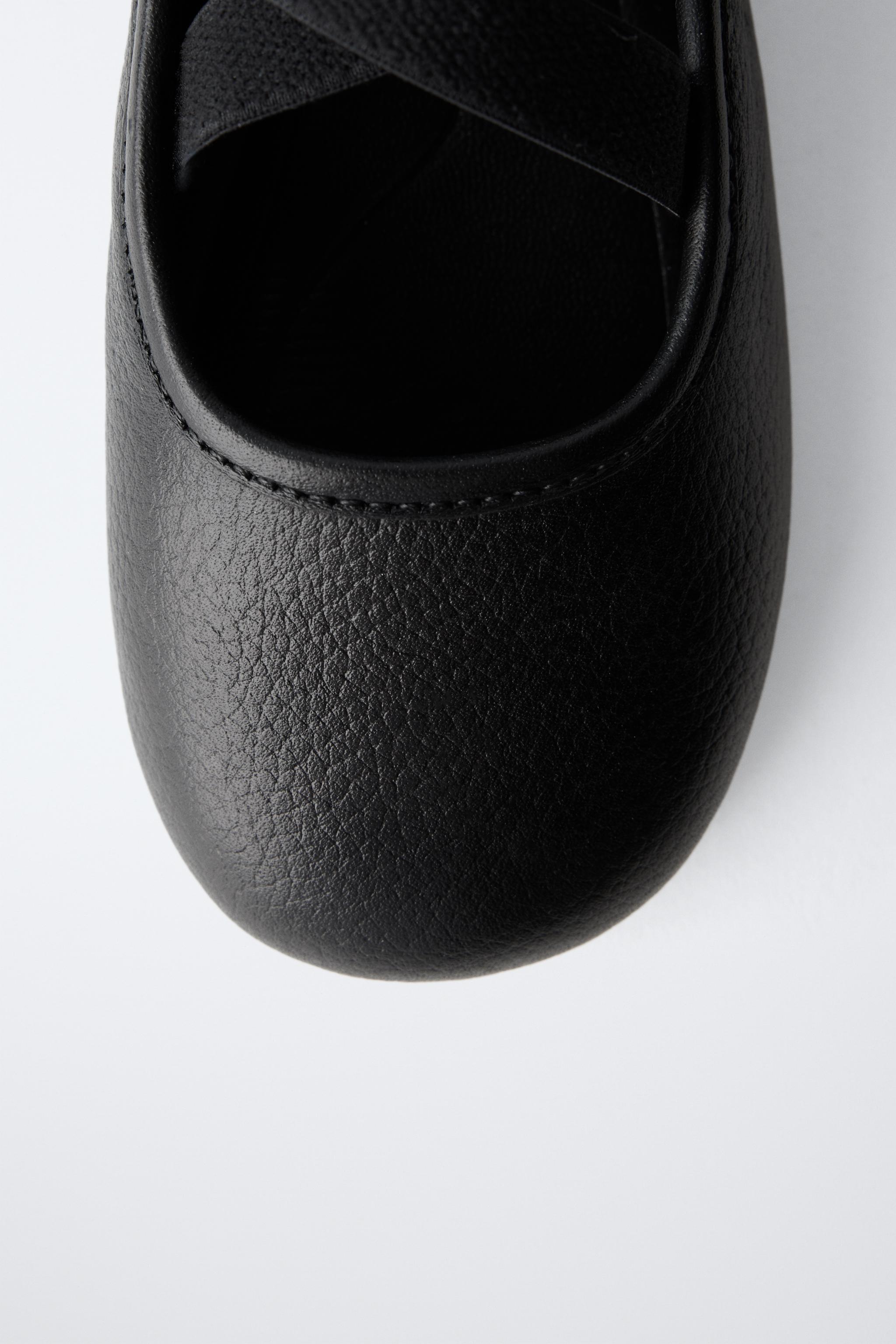 LEATHER SCHOOLGIRL BALLERINA