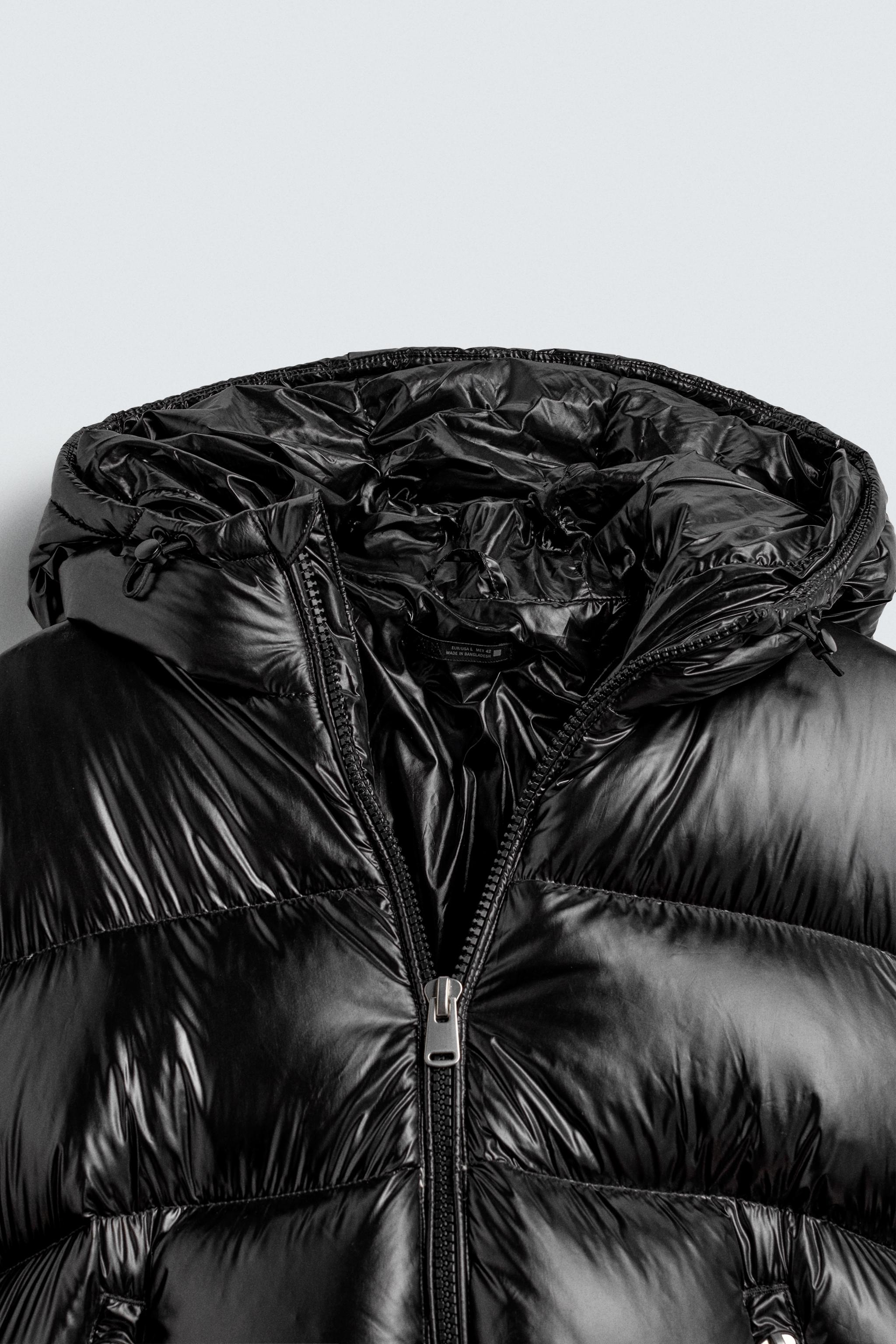100% FEATHER WATER REPELLENT PUFFER JACKET