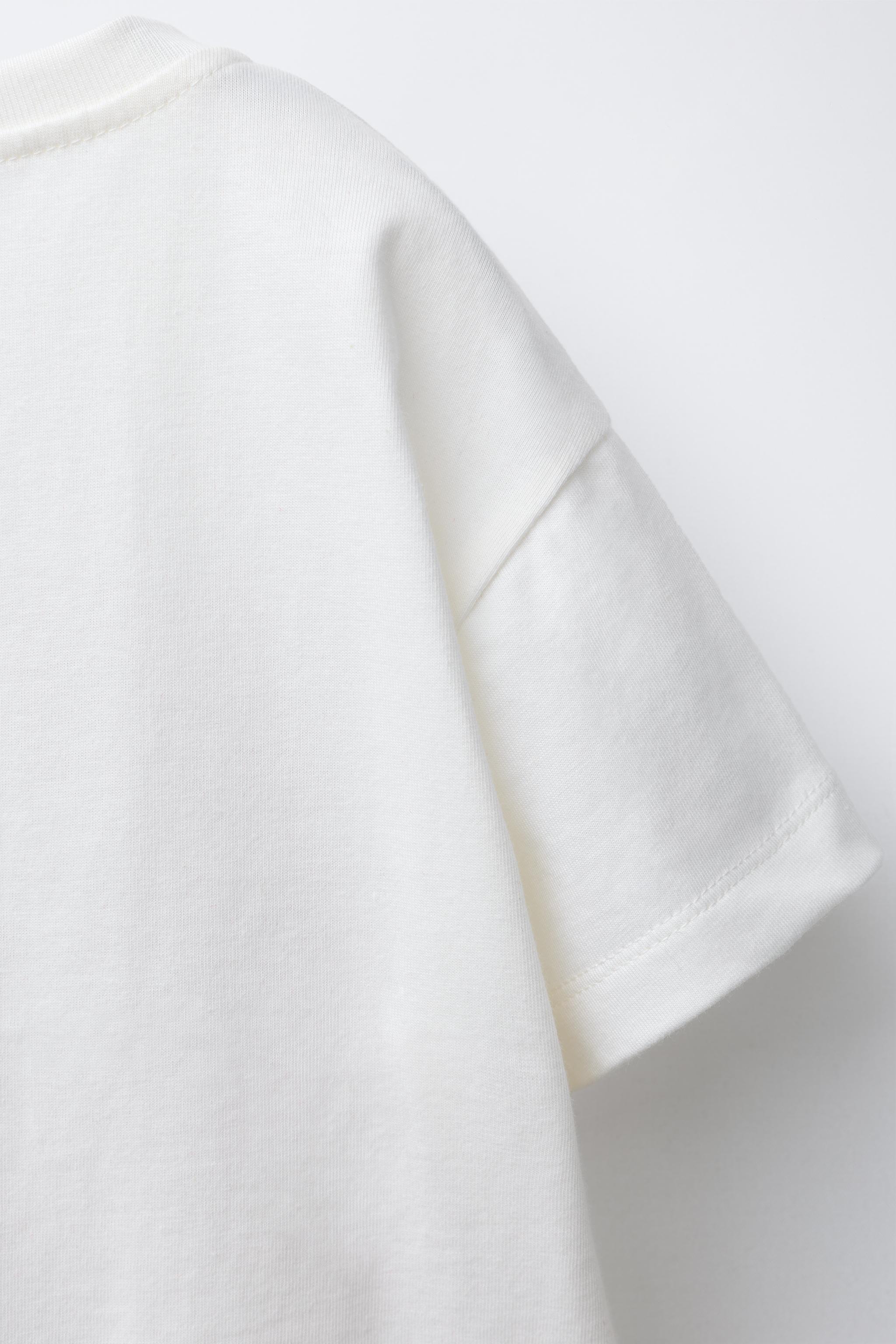 MICKEY AND MINNIE MOUSE © DISNEY FLOCKED TEXT PRINT T-SHIRT