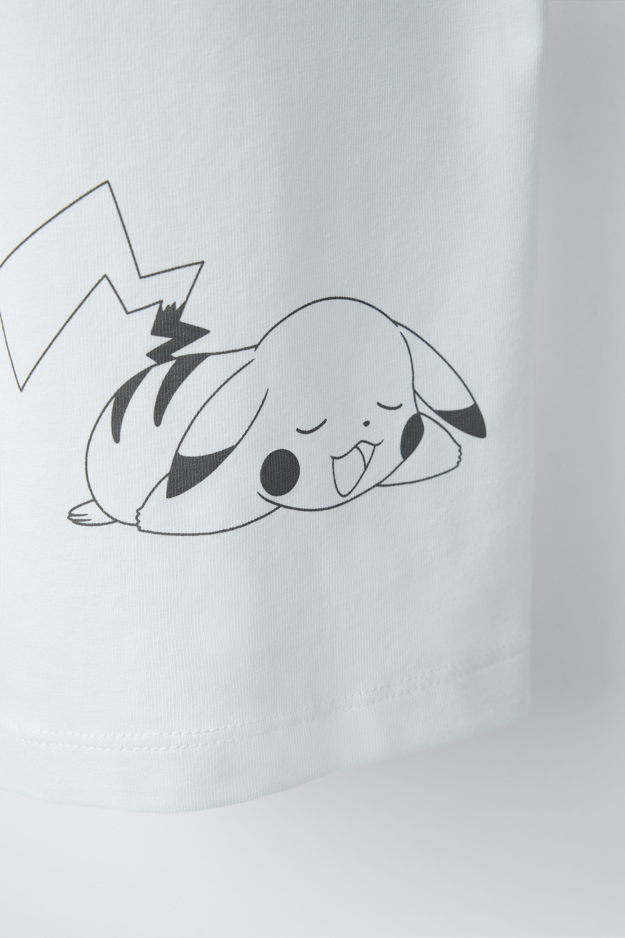 6-14 YEARS/ PIKACHU POKÉMON ™ T-SHIRT AND BERMUDA PAJAMAS