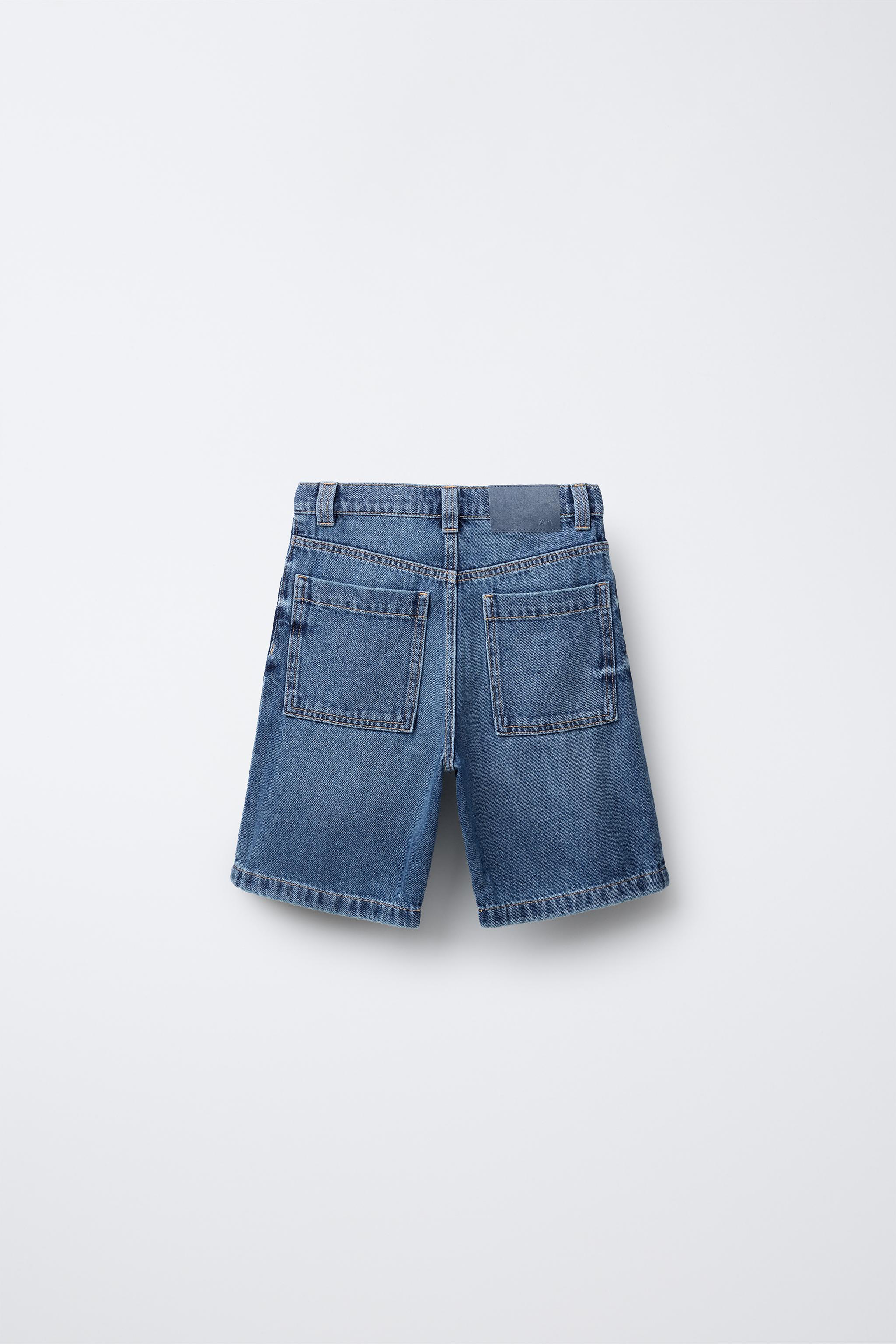 RELAXED BAGGY DENIM SHORTS