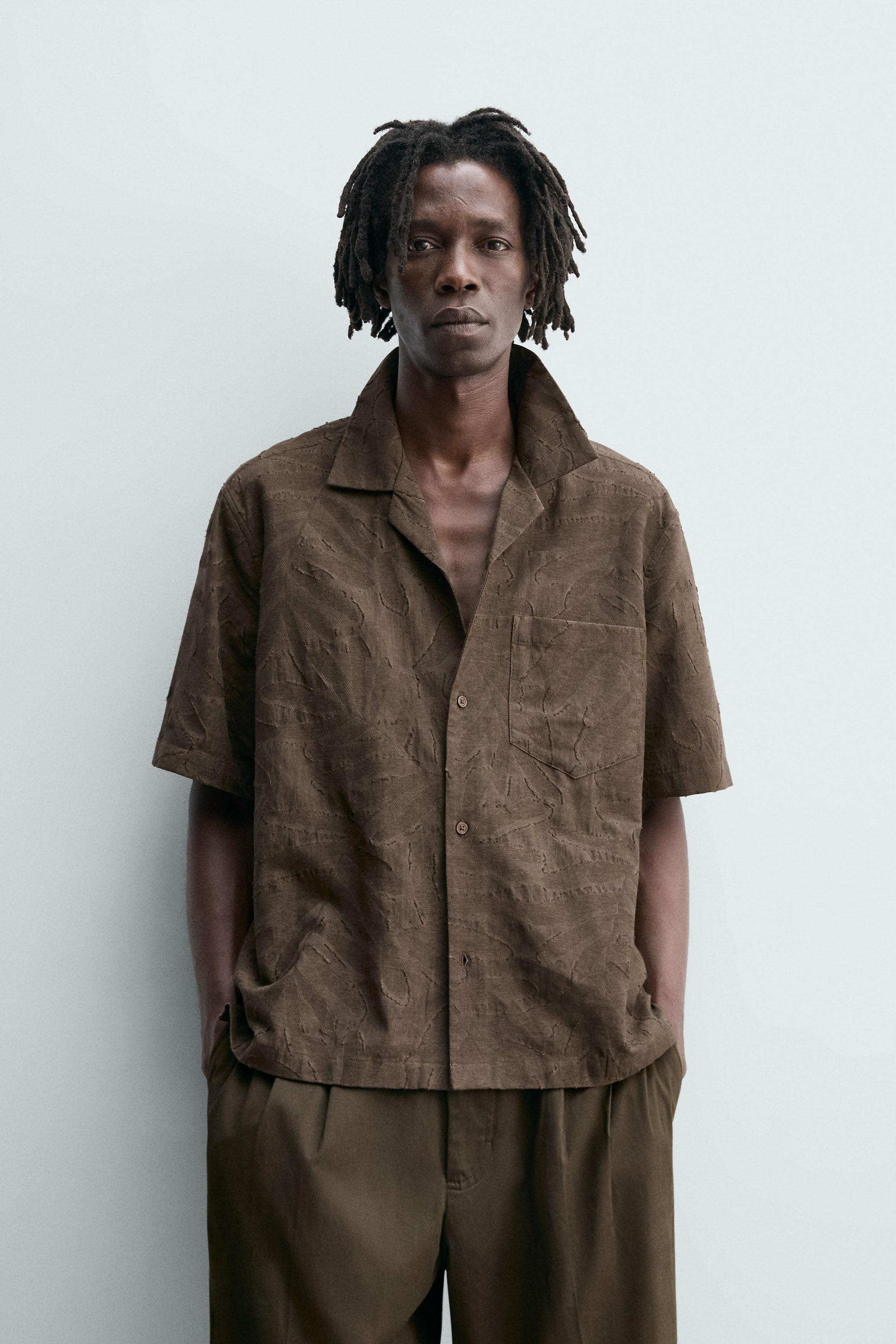 FLORAL JACQUARD SHIRT