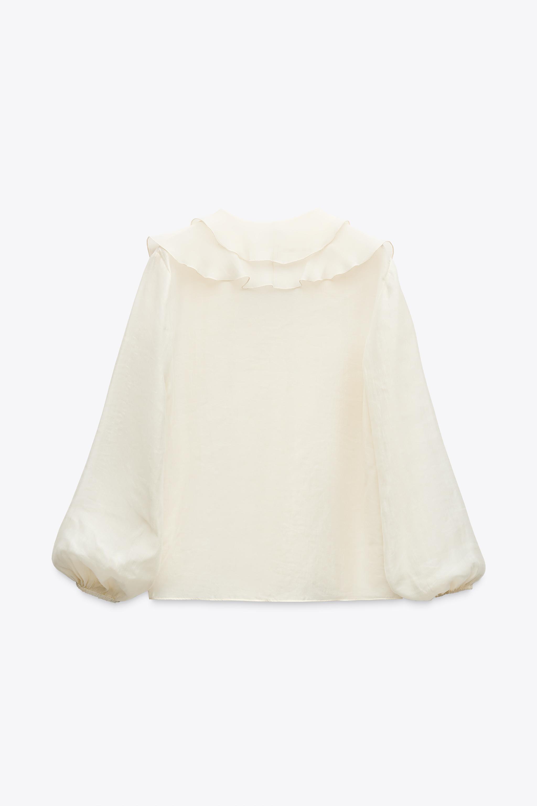 ZW COLLECTION RUFFLED SHIRT