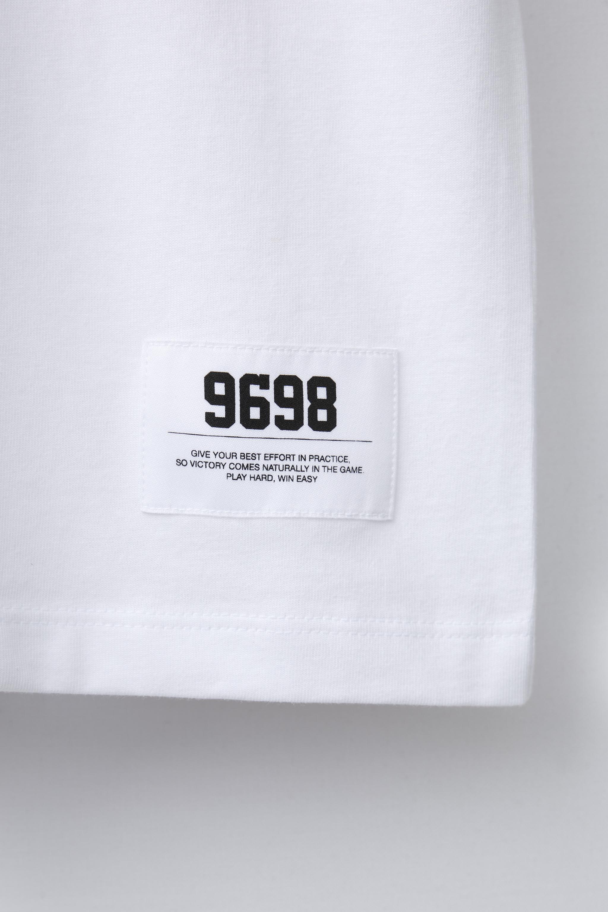 TEXT PRINT JOGGING T-SHIRT