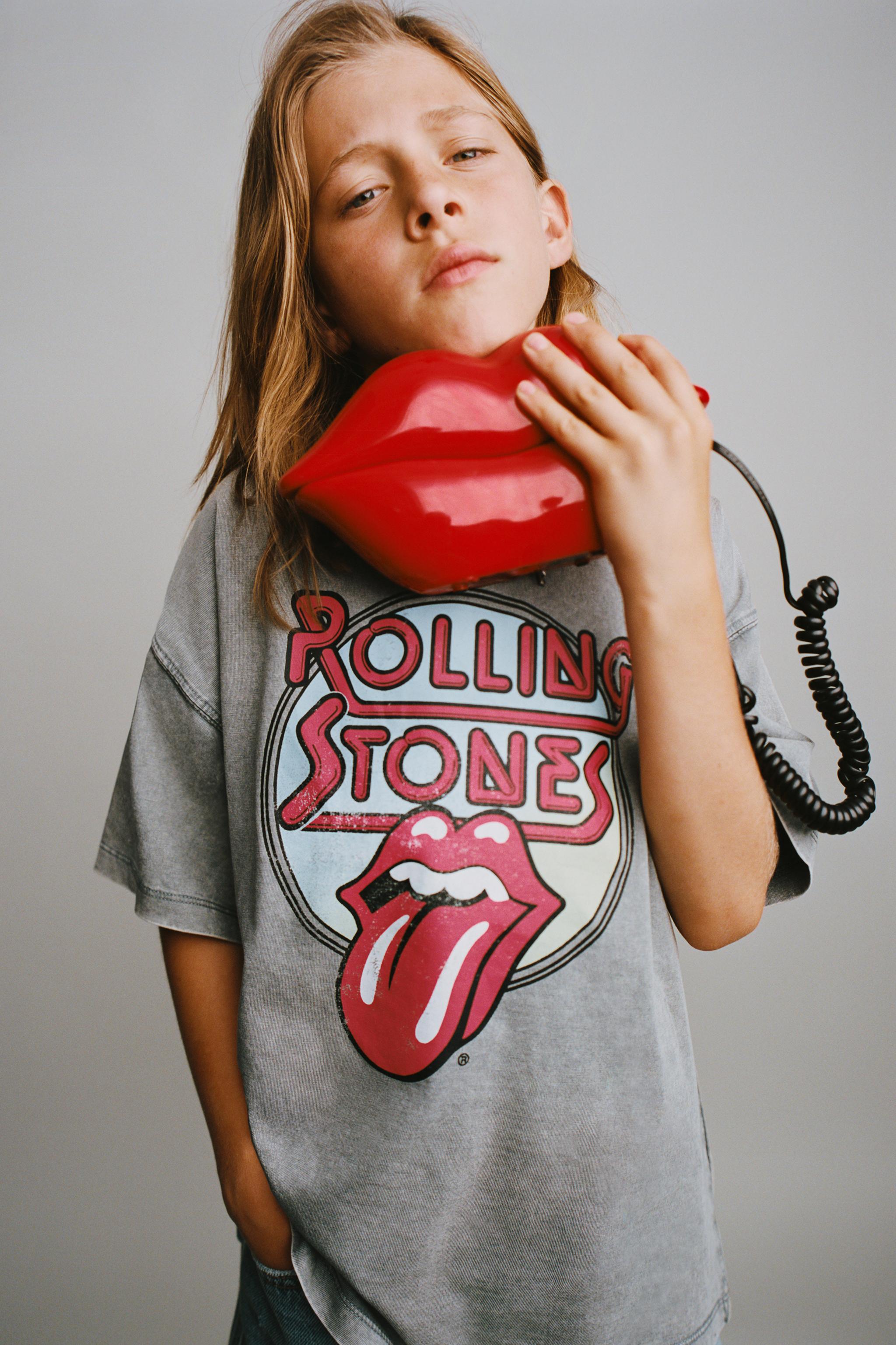 ROLLING STONES © WASHED EFFECT T-SHIRT