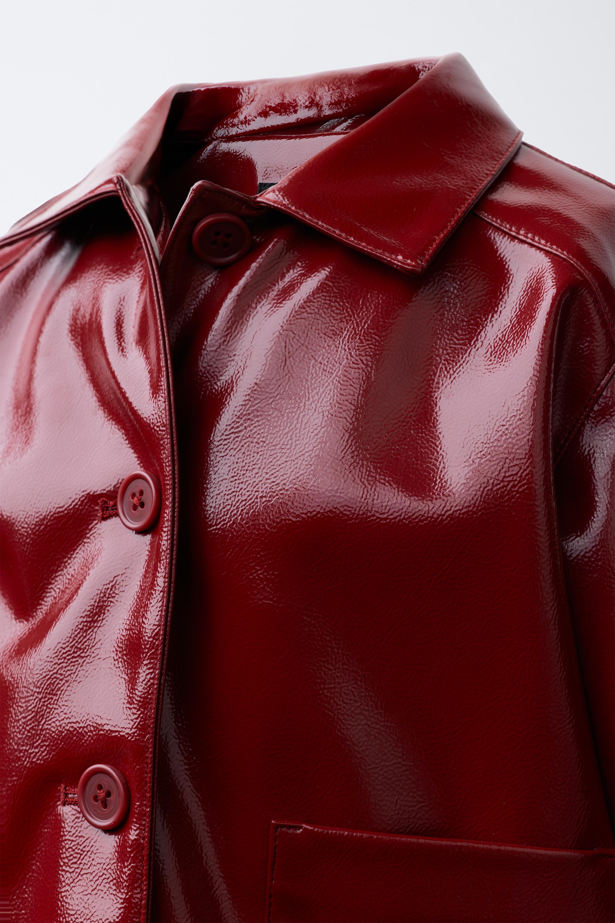 PATENT EFFECT JACKET