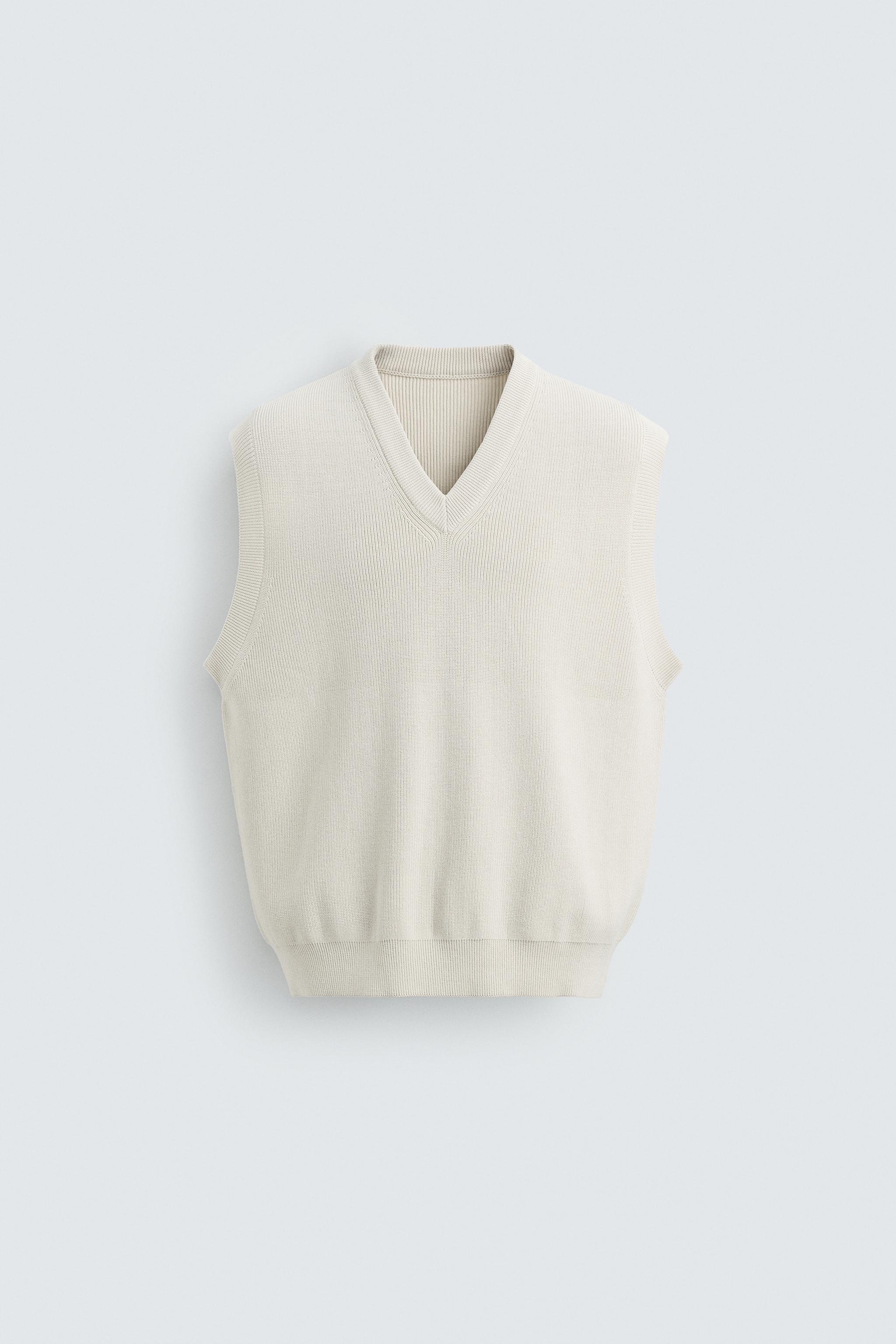 COTTON KNIT VEST