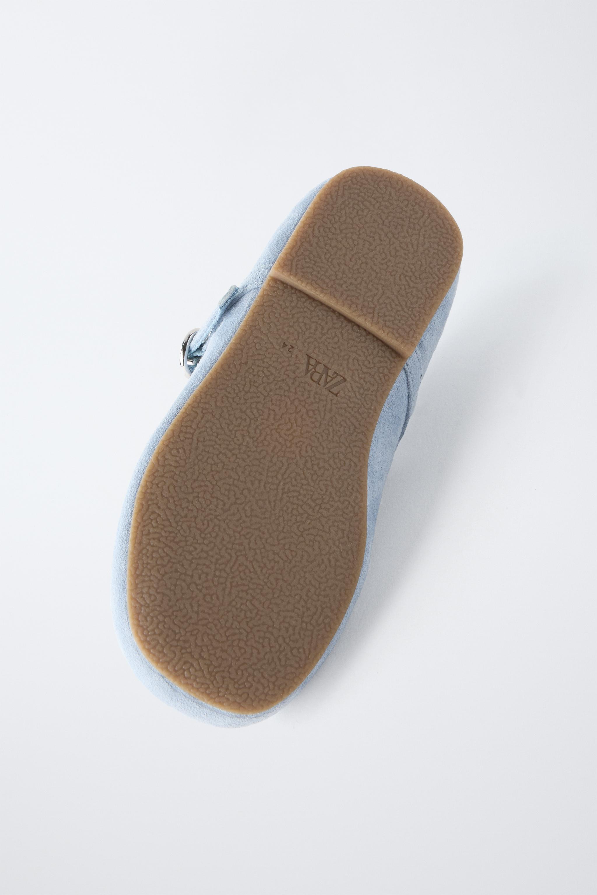 LEATHER BALLET FLATS