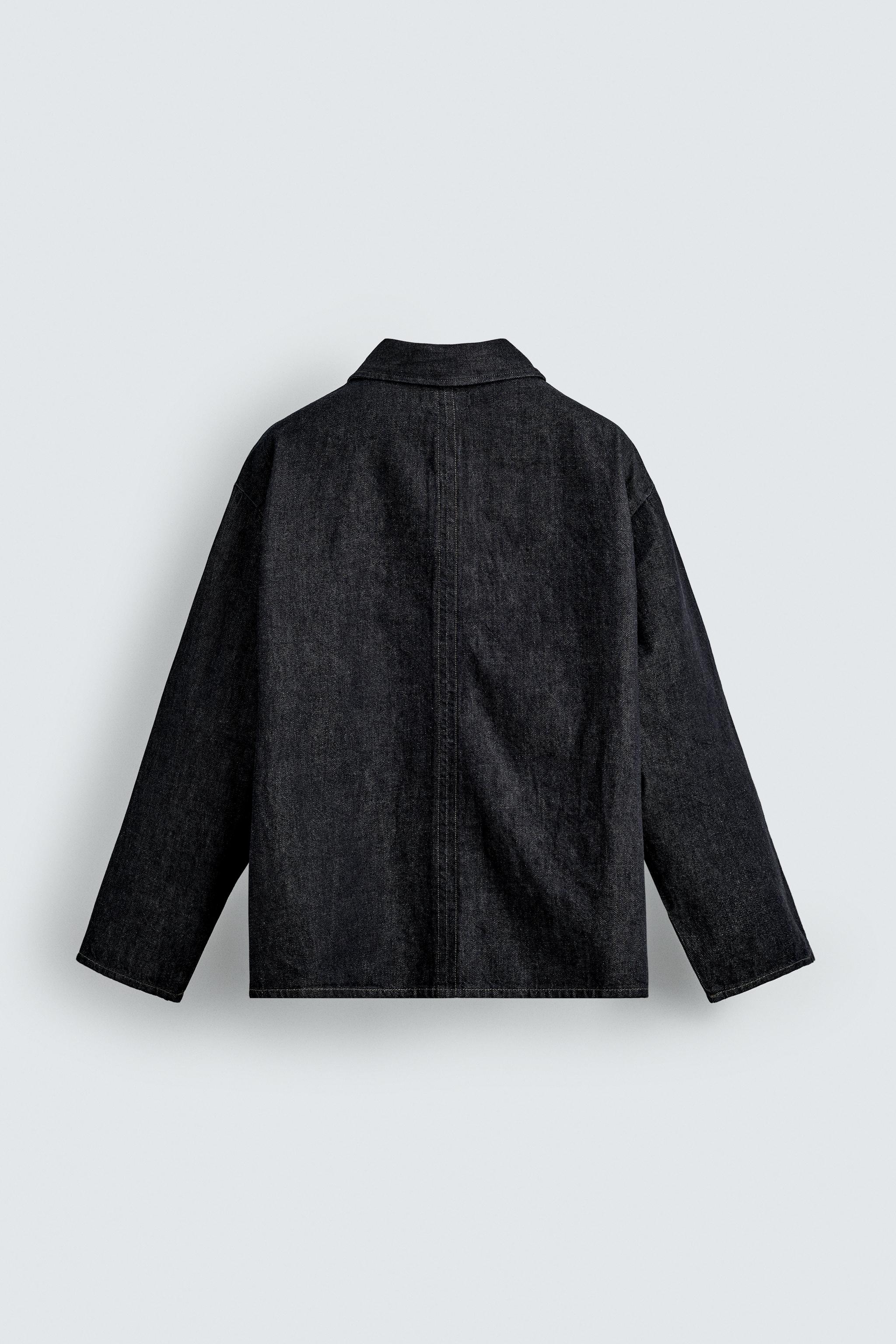 RELAXED FIT DENIM OVERSHIRT