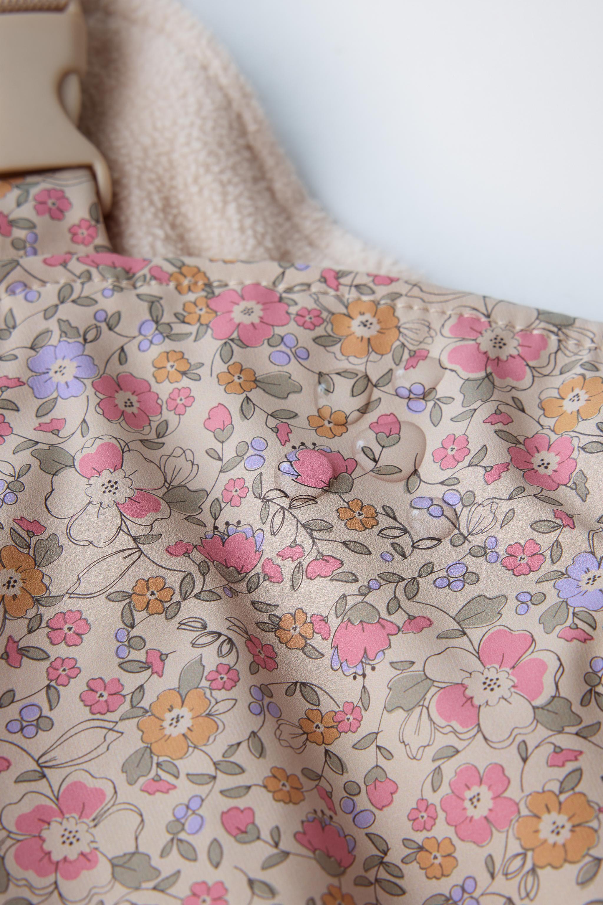 RUBBERIZED WATER-RESISTANT PRINTED OVERALLS