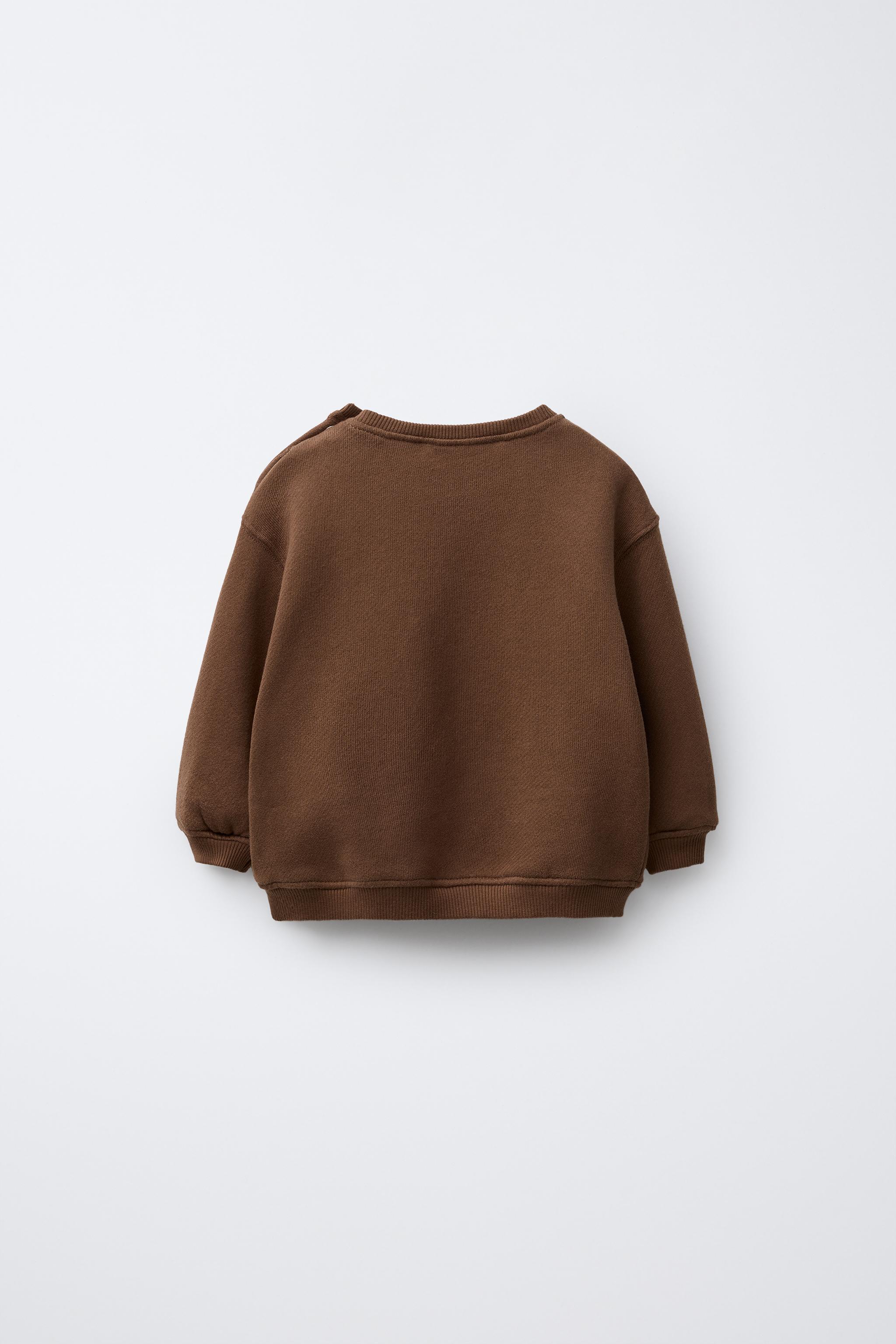 TEXT PRINT SWEATSHIRT