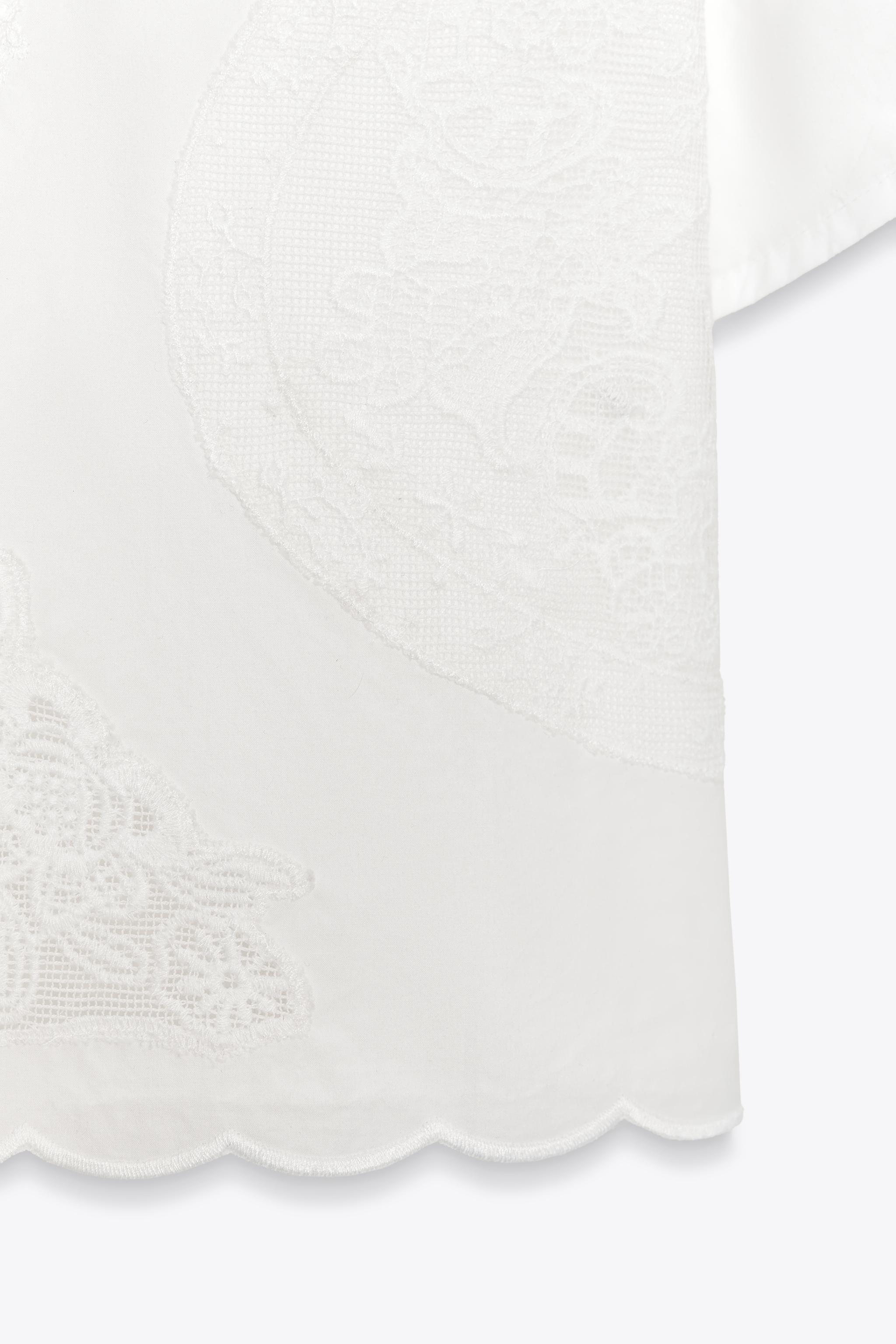 EMBROIDERED TIE SHIRT