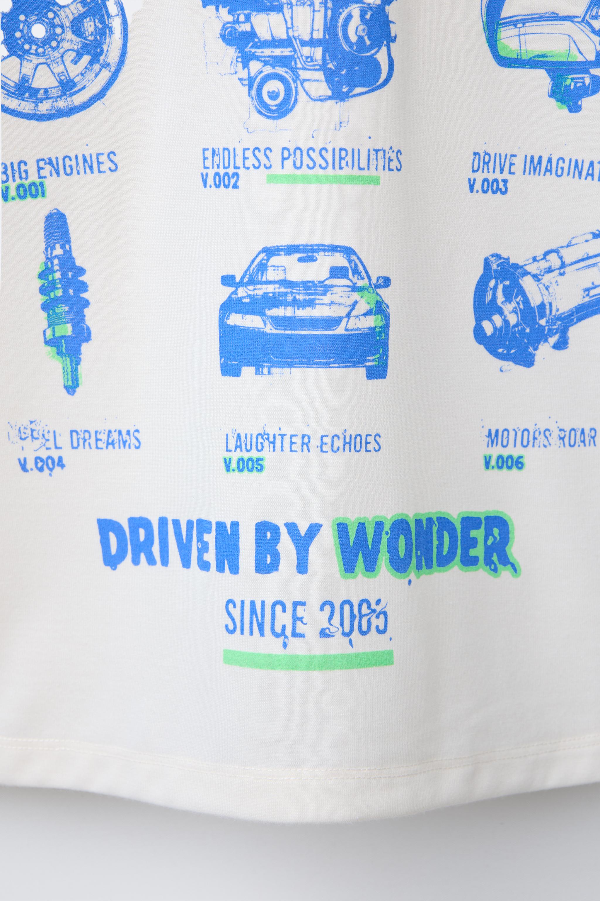 6-14 YEARS/ CAR T-SHIRT AND BERMUDA PAJAMAS